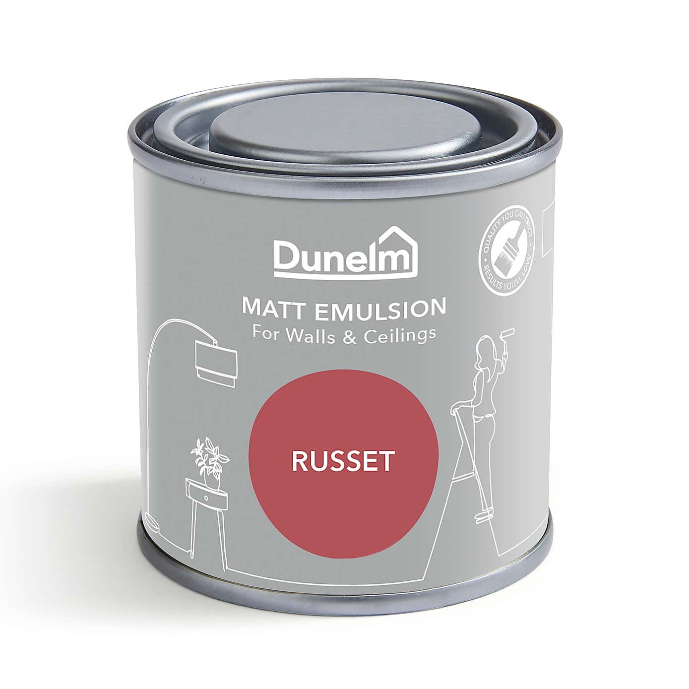 Dunelm Russet Matt Emulsion Paint