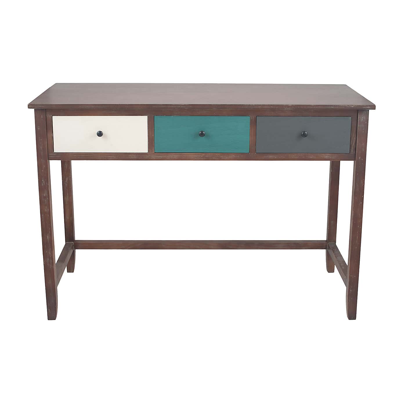 Pacific Loft 3 Drawer Dressing Table, Pine
