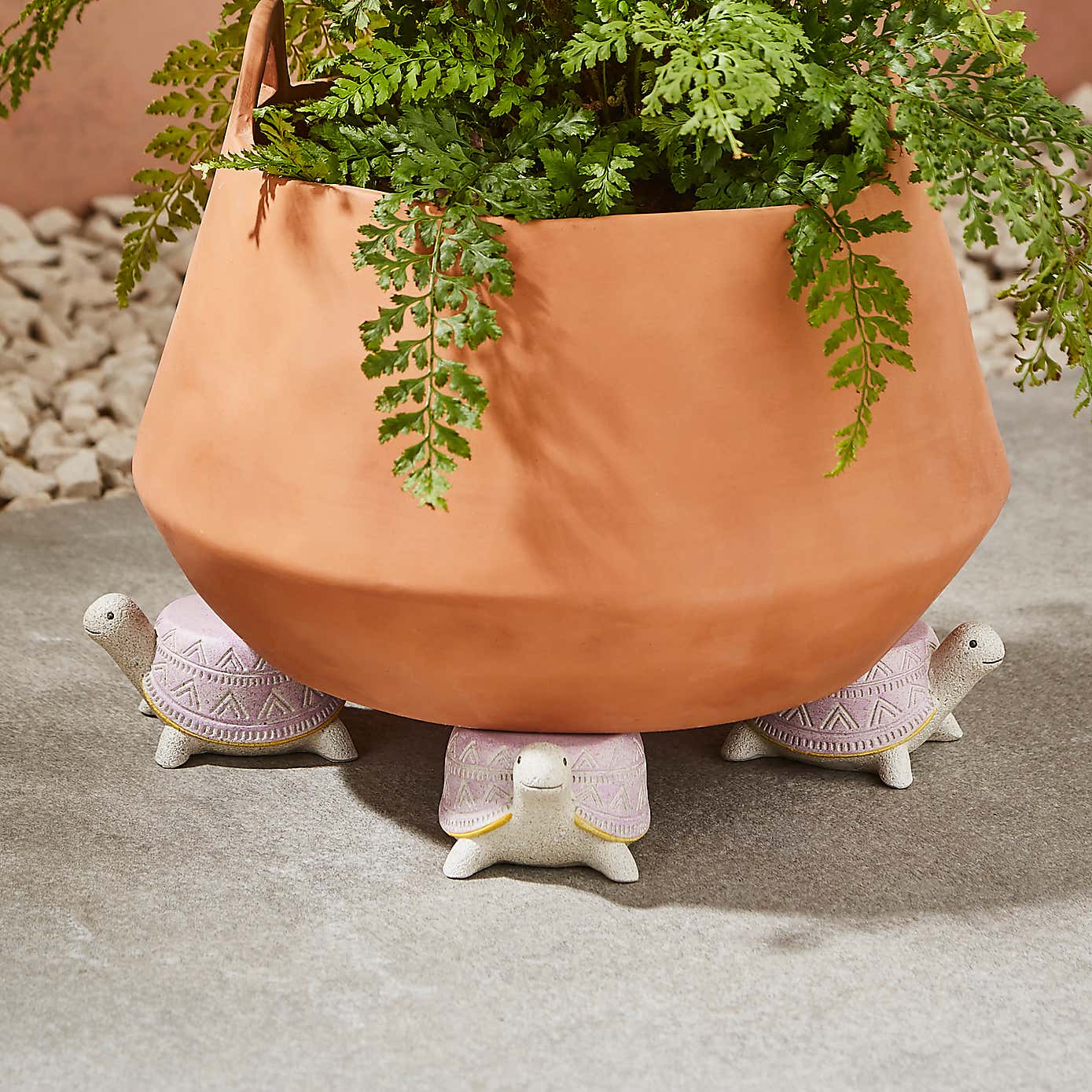 Set of 3 Resin Tortoise Pot Feet