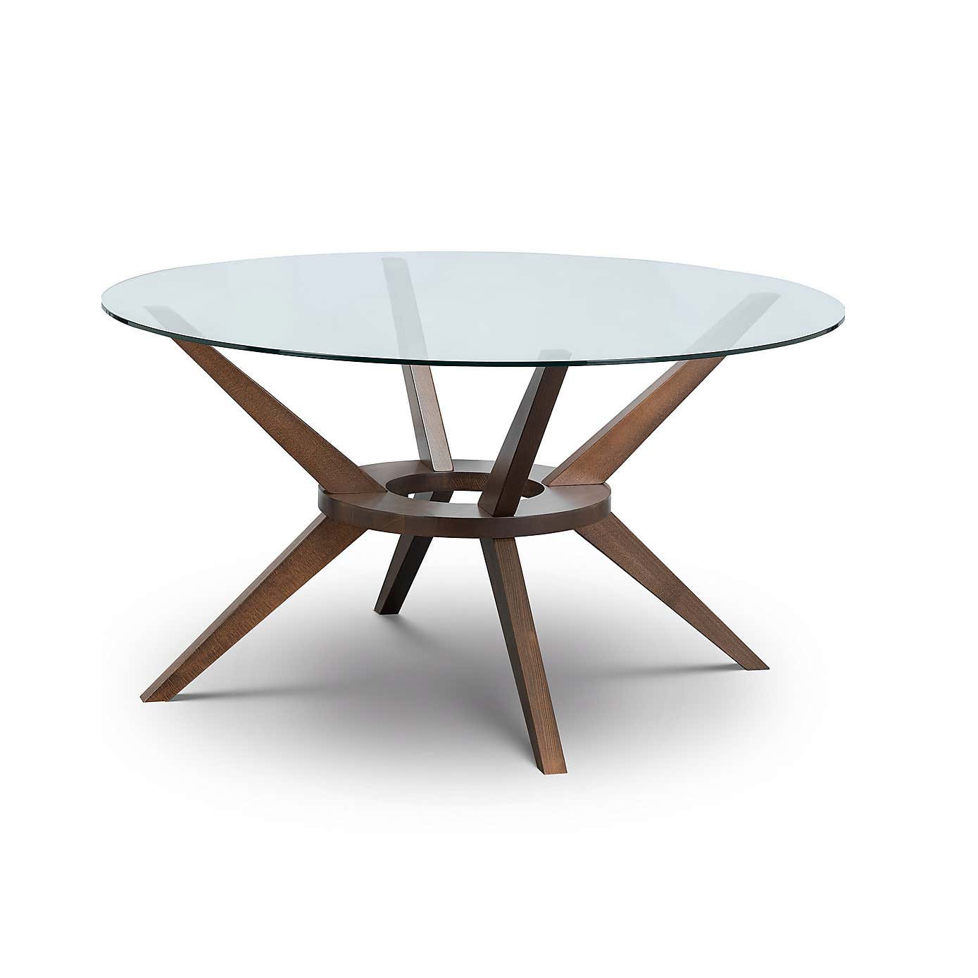 Chelsea Large Round Glass Dining Table
