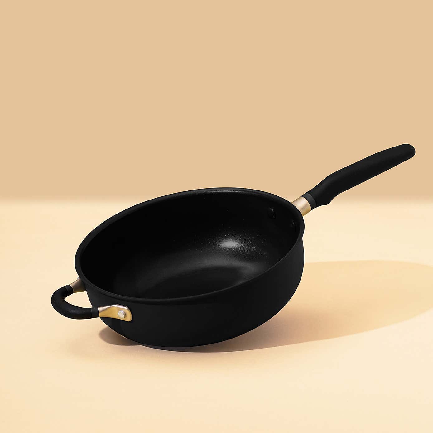 Meyer Accent Non-Stick Hard Anodised Aluminium Chef's Pan, 26cm