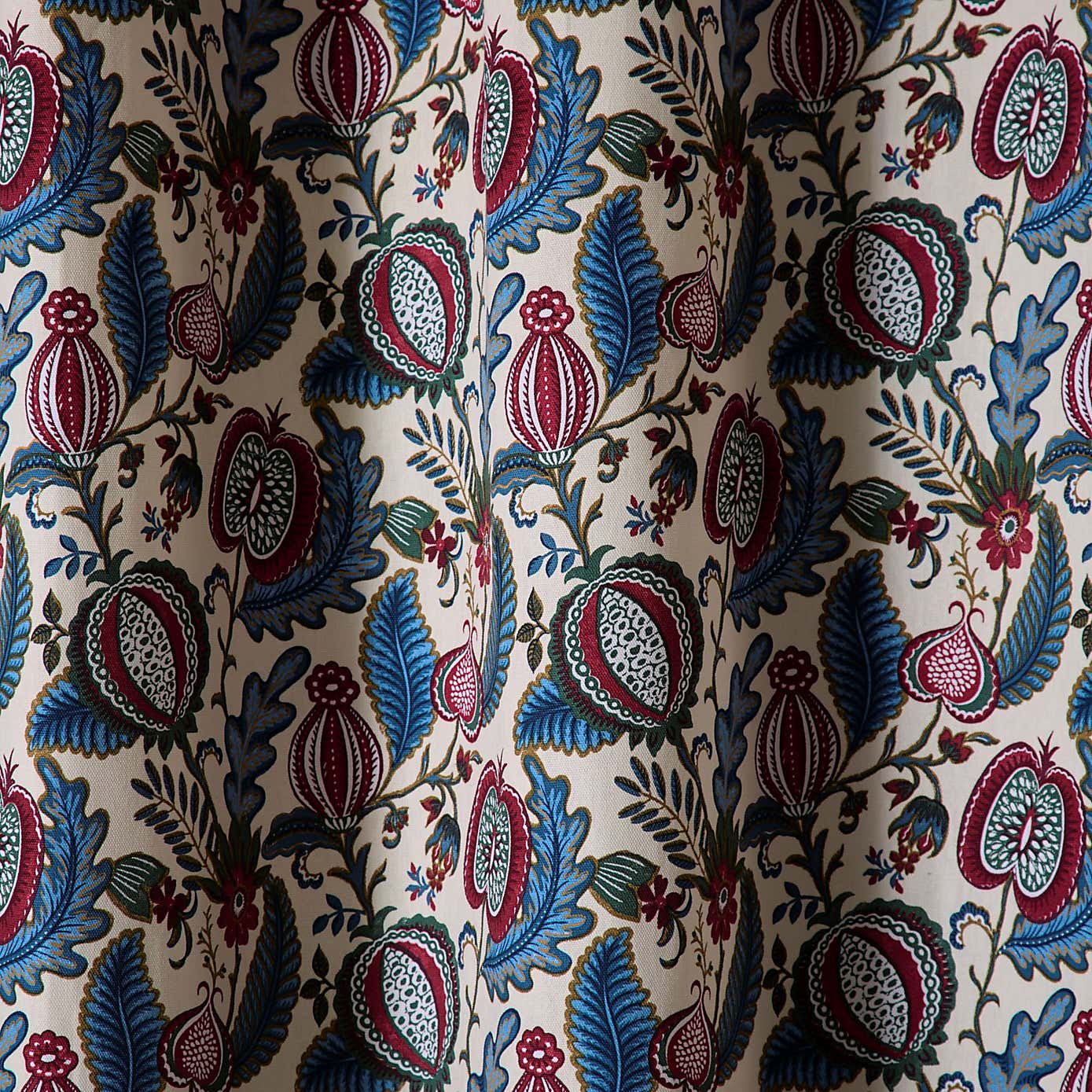 Forest Fruits Pencil Pleat Curtains