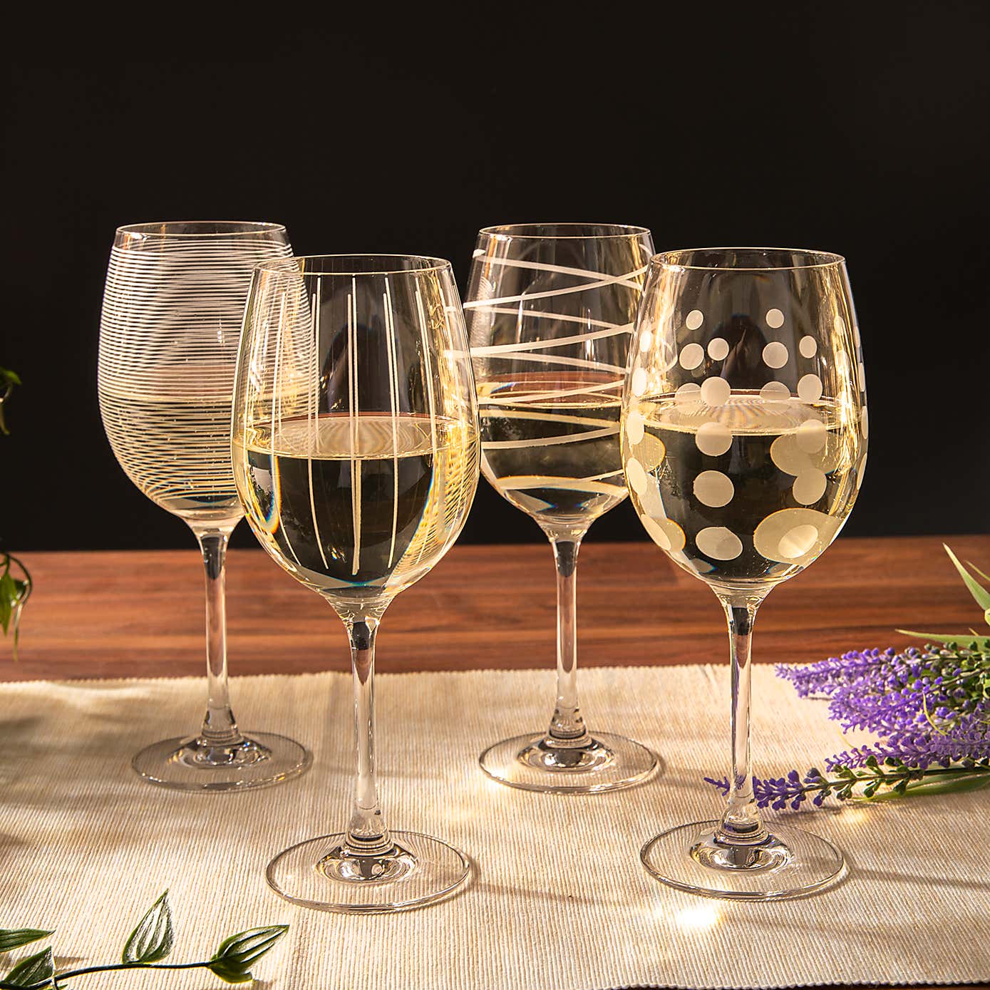 MIKASA Cheers Set of 4 White Wine