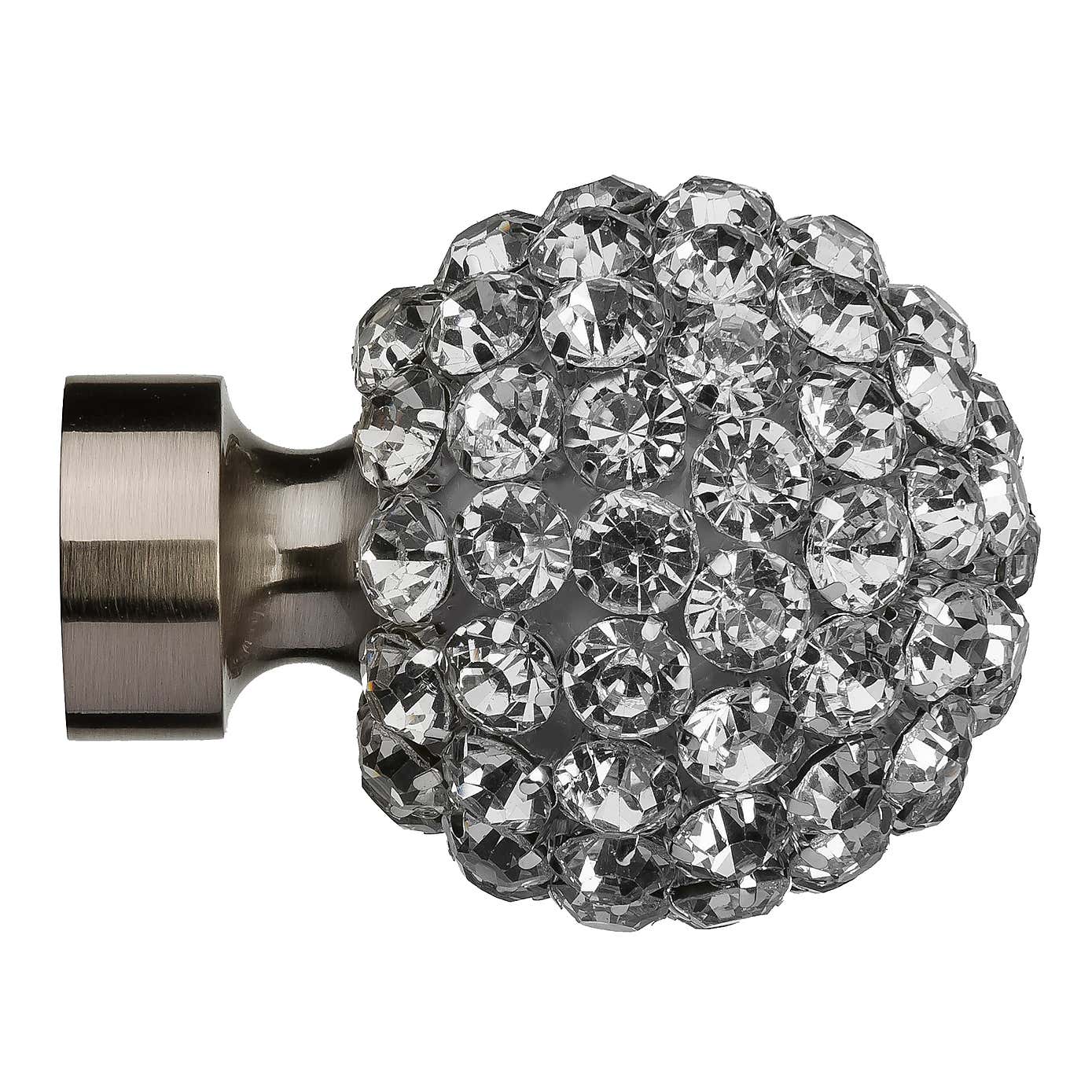 Mix & Match Finials Clawset Diamante Ball