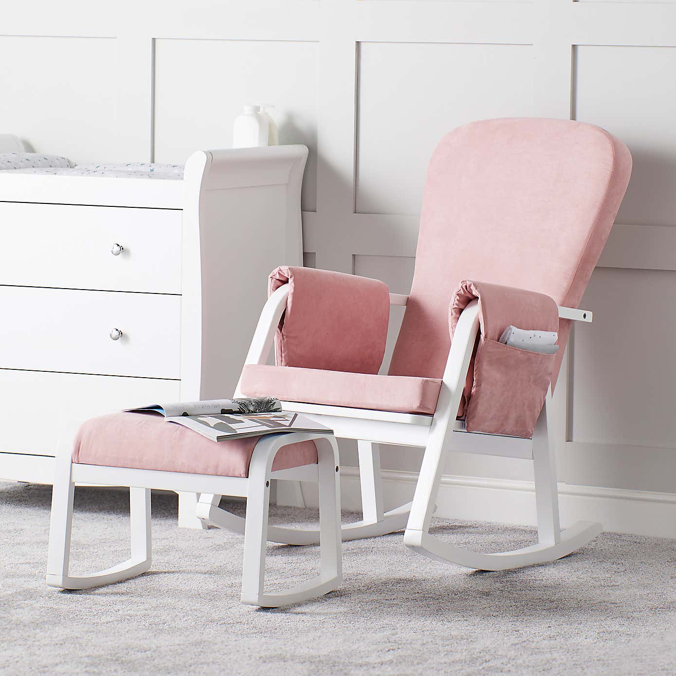 Ickle Bubba Dursley Rocking Chair & Stool