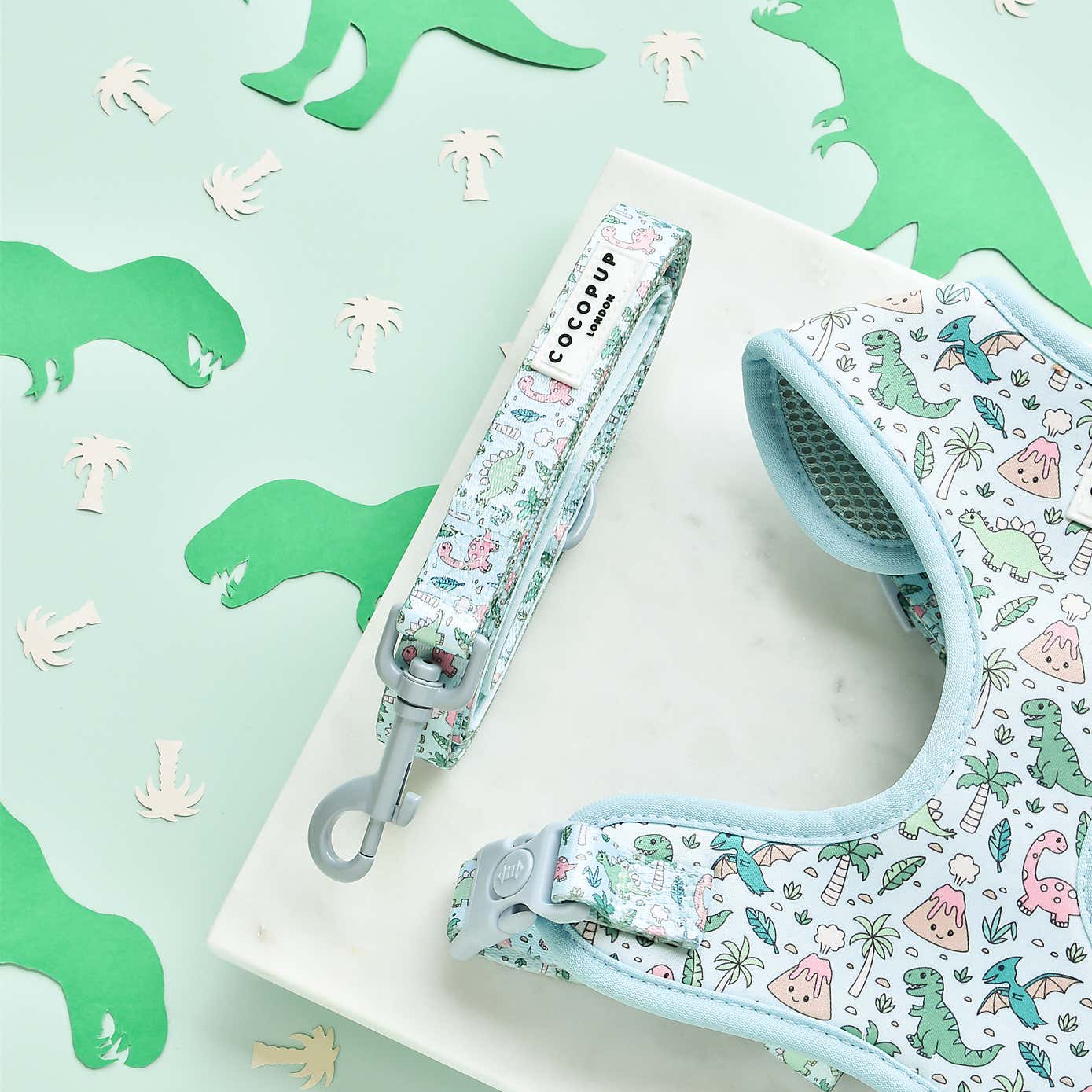Cocopup Dinopaws Dog Collar and Lead