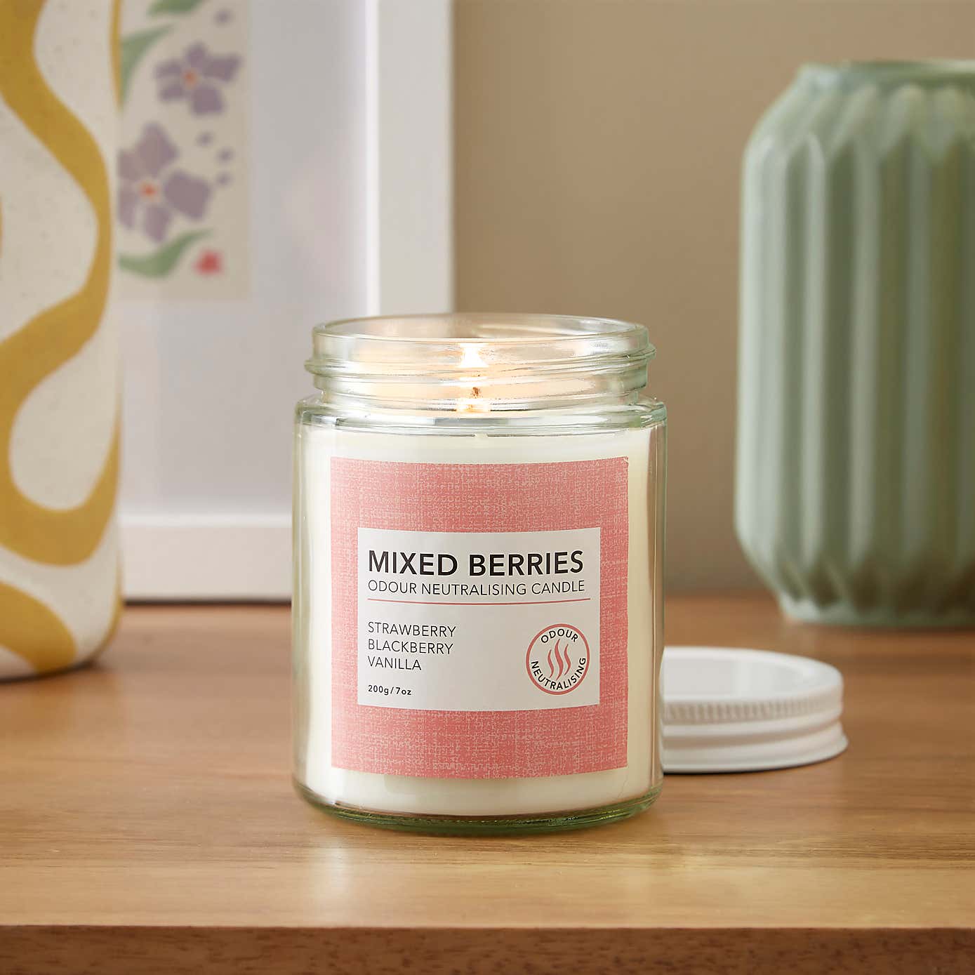 Odour Neutralising Candle Red Berries