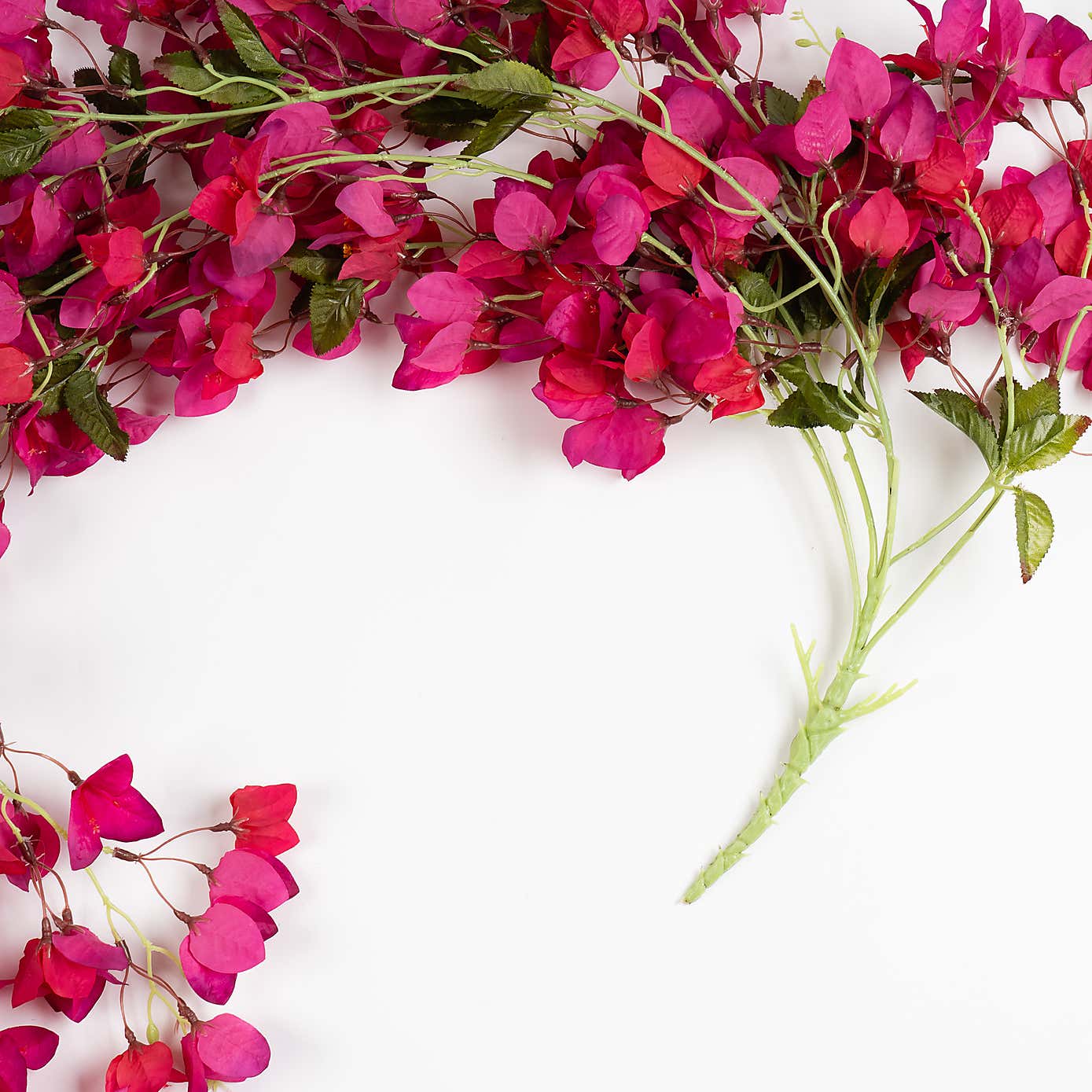 Artificial Pink Bougainvillea Waterfall Garland