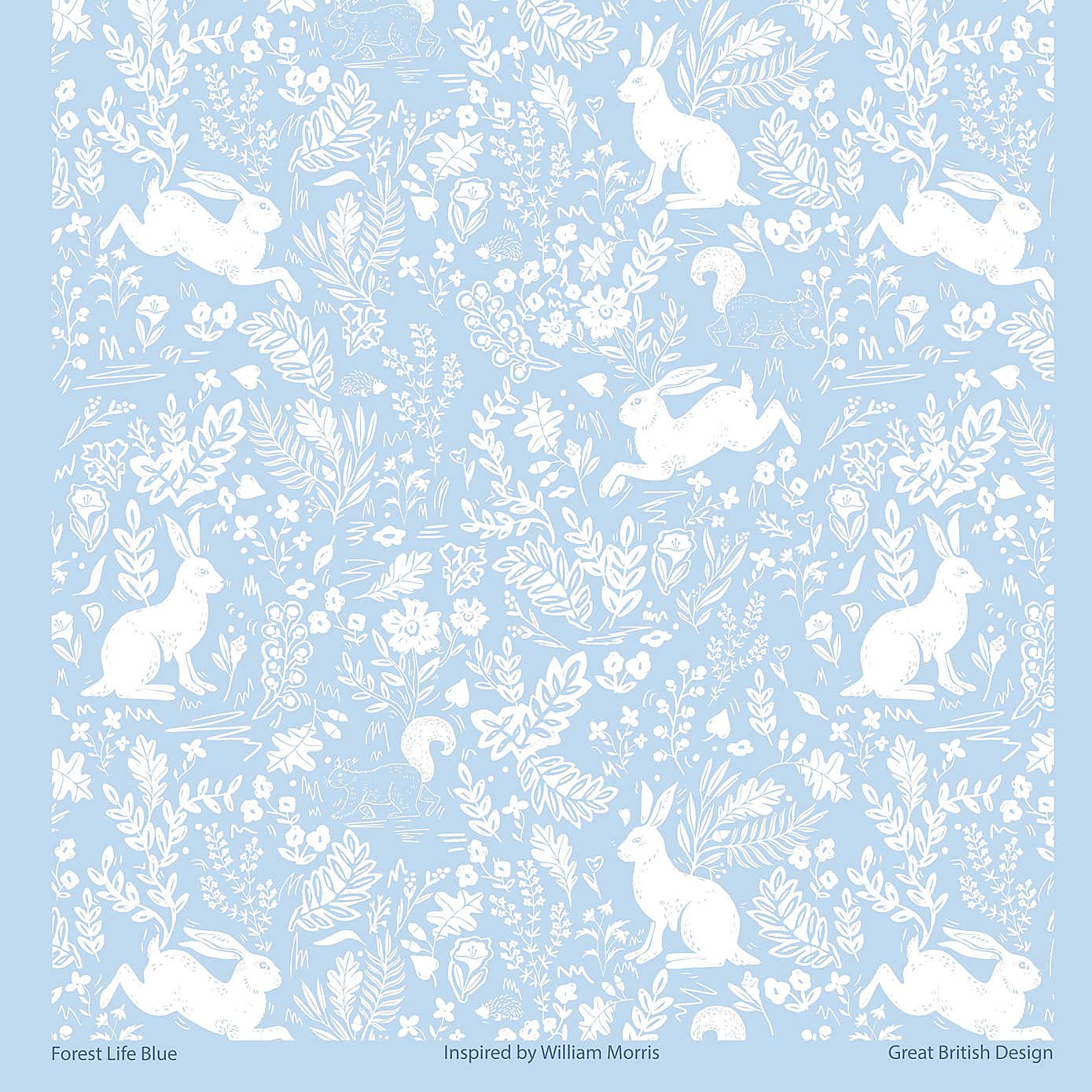 William Morris Forest Life Cotton Tea Towel