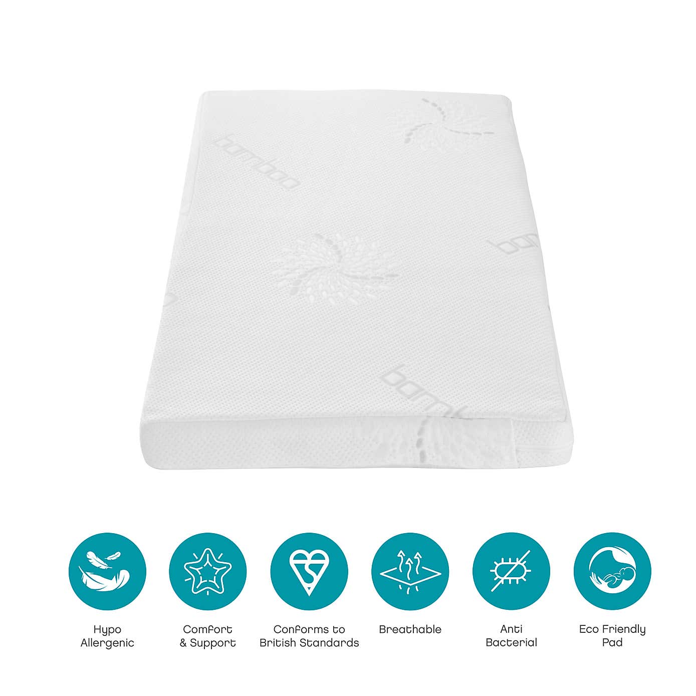 Tutti Bambini Natural Coir Fibre Cot Mattress
