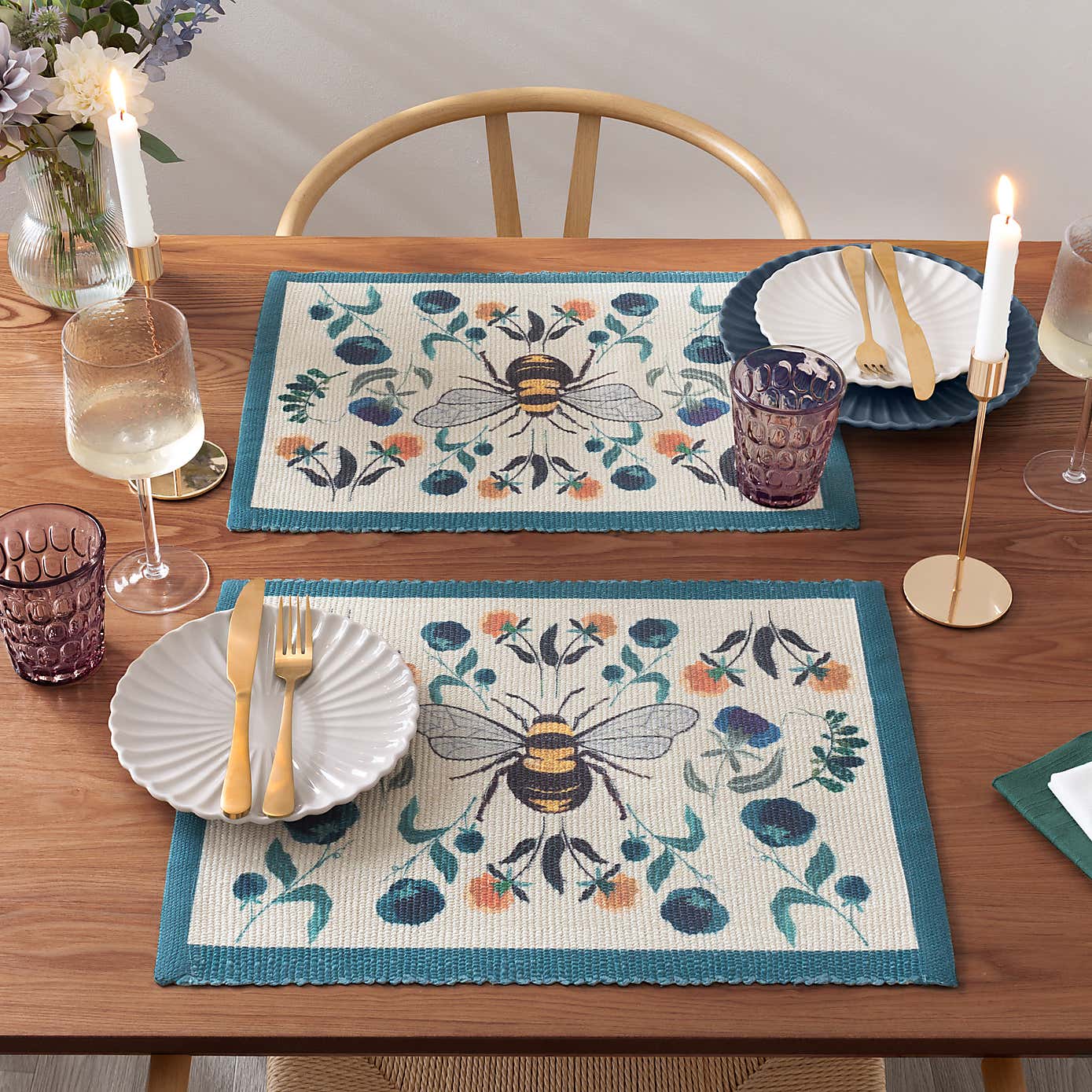 Wylder Set of 4 Wild Garden Placemats
