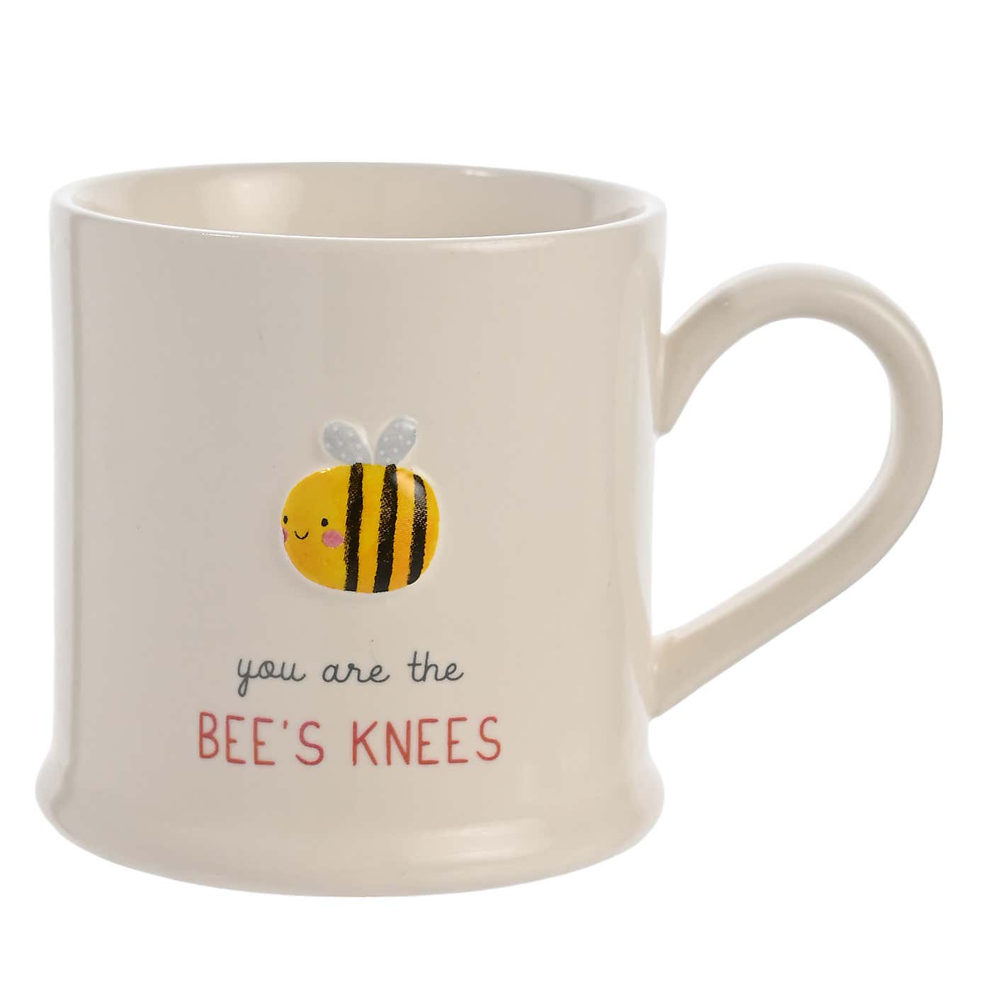 Love Life Bees Knees Embossed Mug