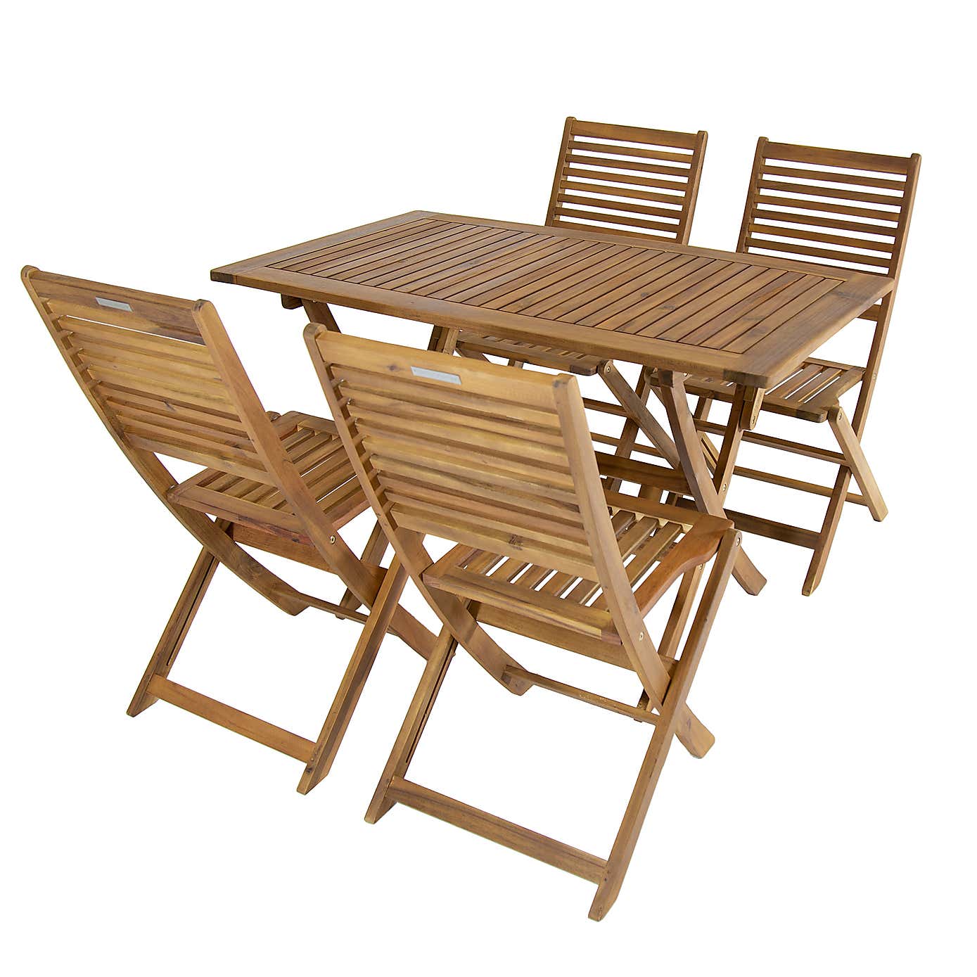 Charles Bentley 4 Seat Rectangular Dining Set