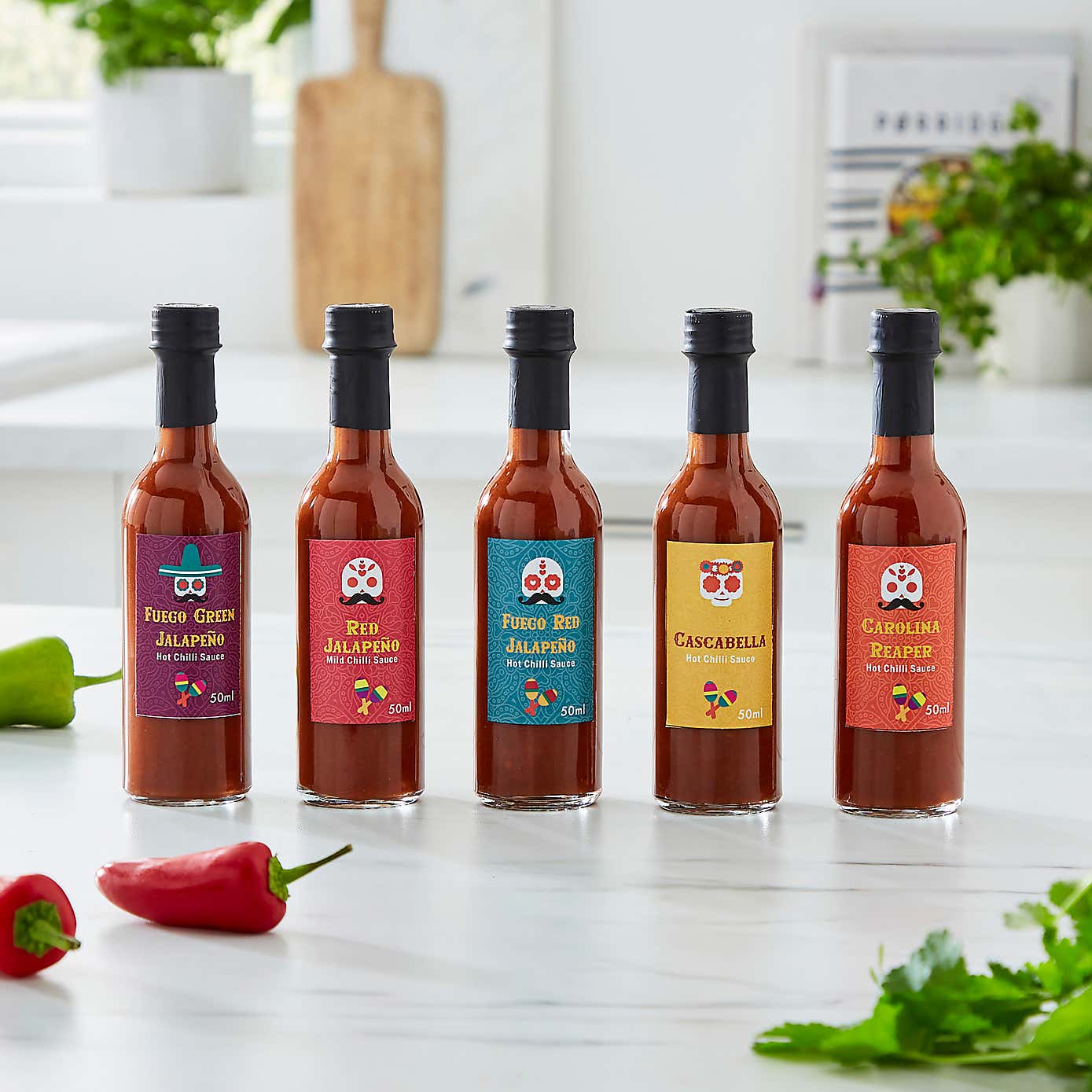 Five Chilli Sauces