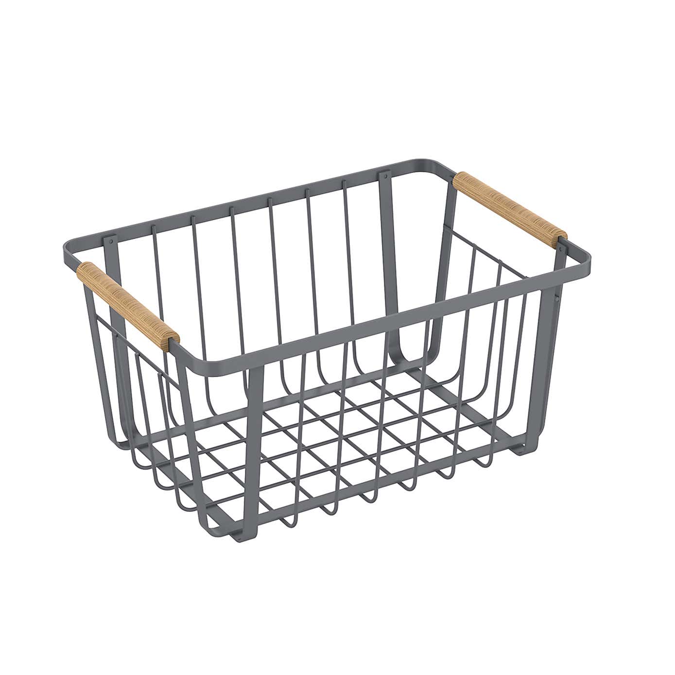 Small Grey Food Storage Basket