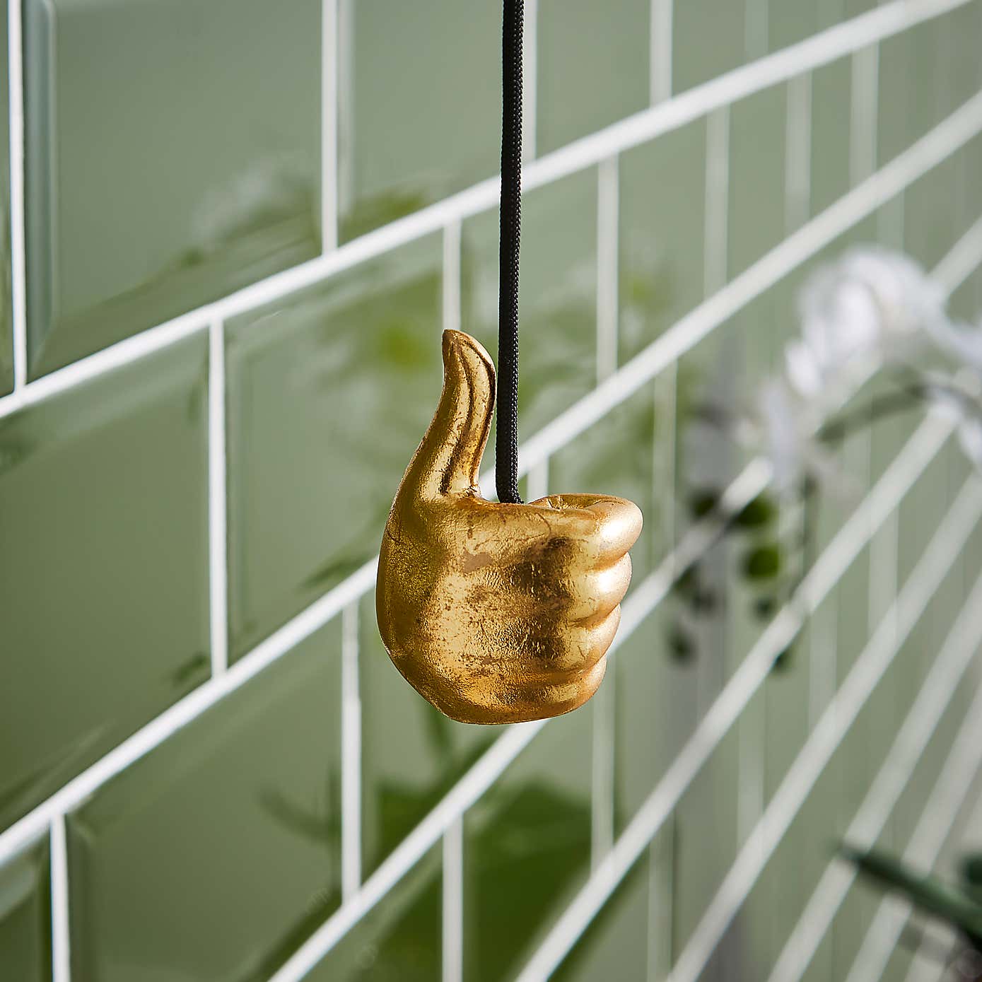 Brass Hand Light Pull