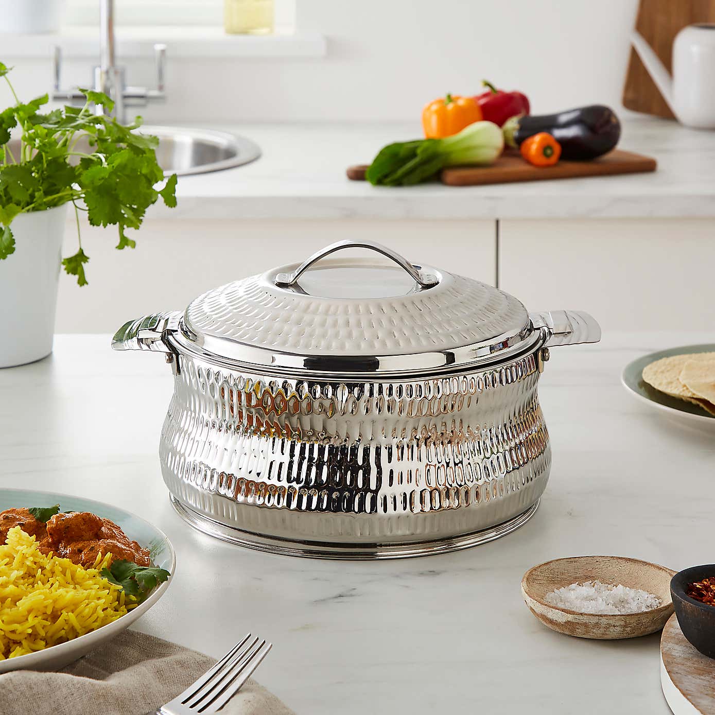 Insulated Stainless Steel Hot Pot 3 Litres