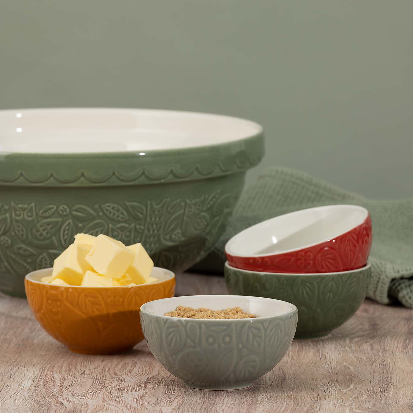 Mason Cash In the Forest Set of 4 Mini Bowls