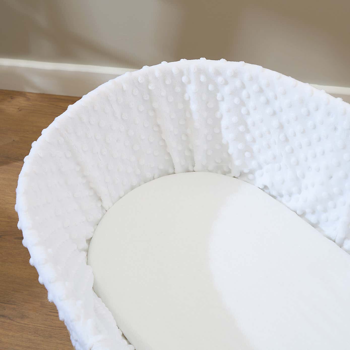 Clair de Lune Wicker Moses Basket Mattress Protector