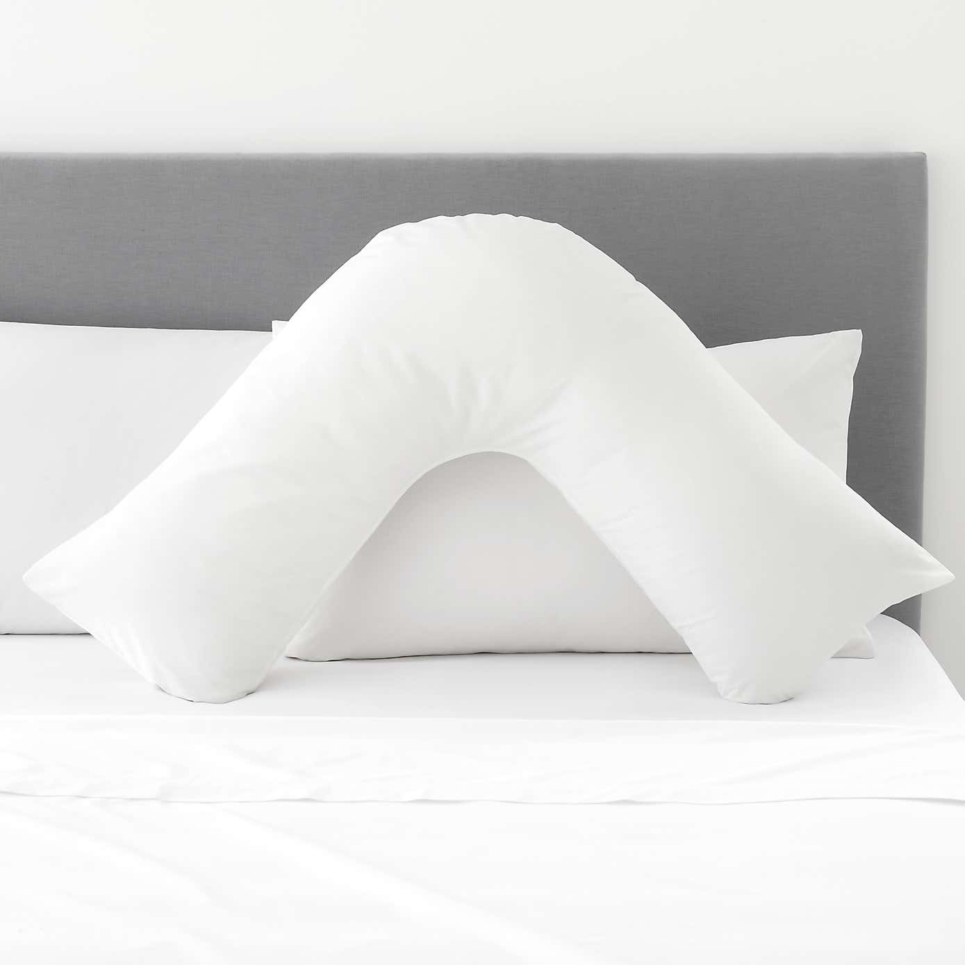 Dorma 400 Thread Count Egyptian Cotton V Shaped Pillowcase