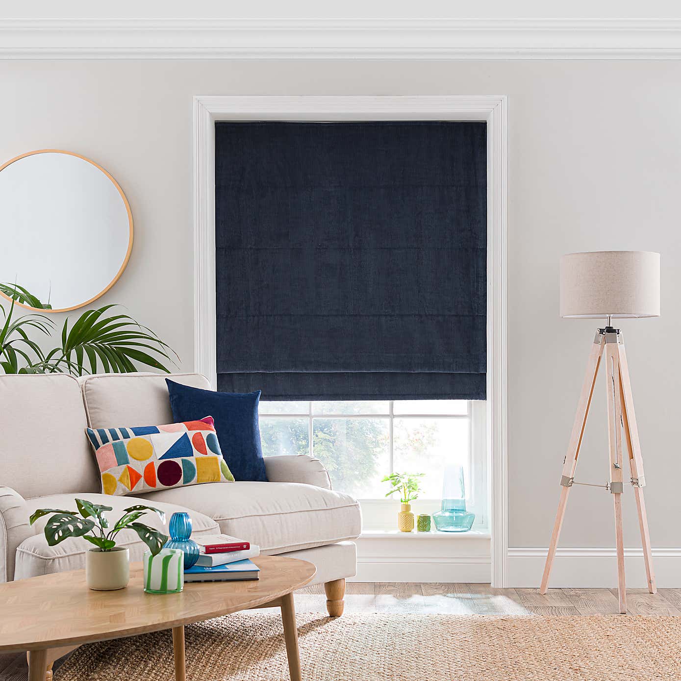 Corded Roman Blind