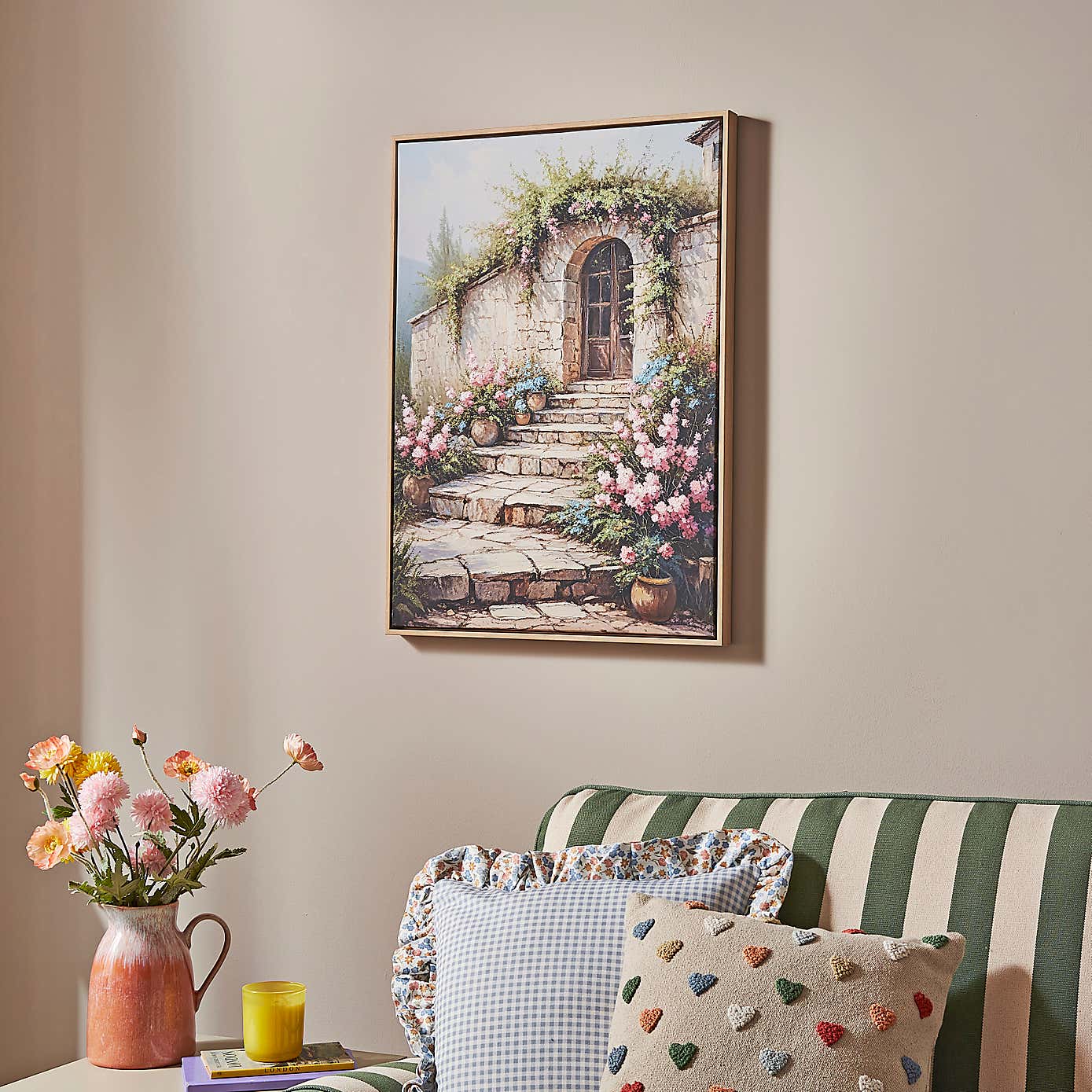 Floral Steps Canvas
