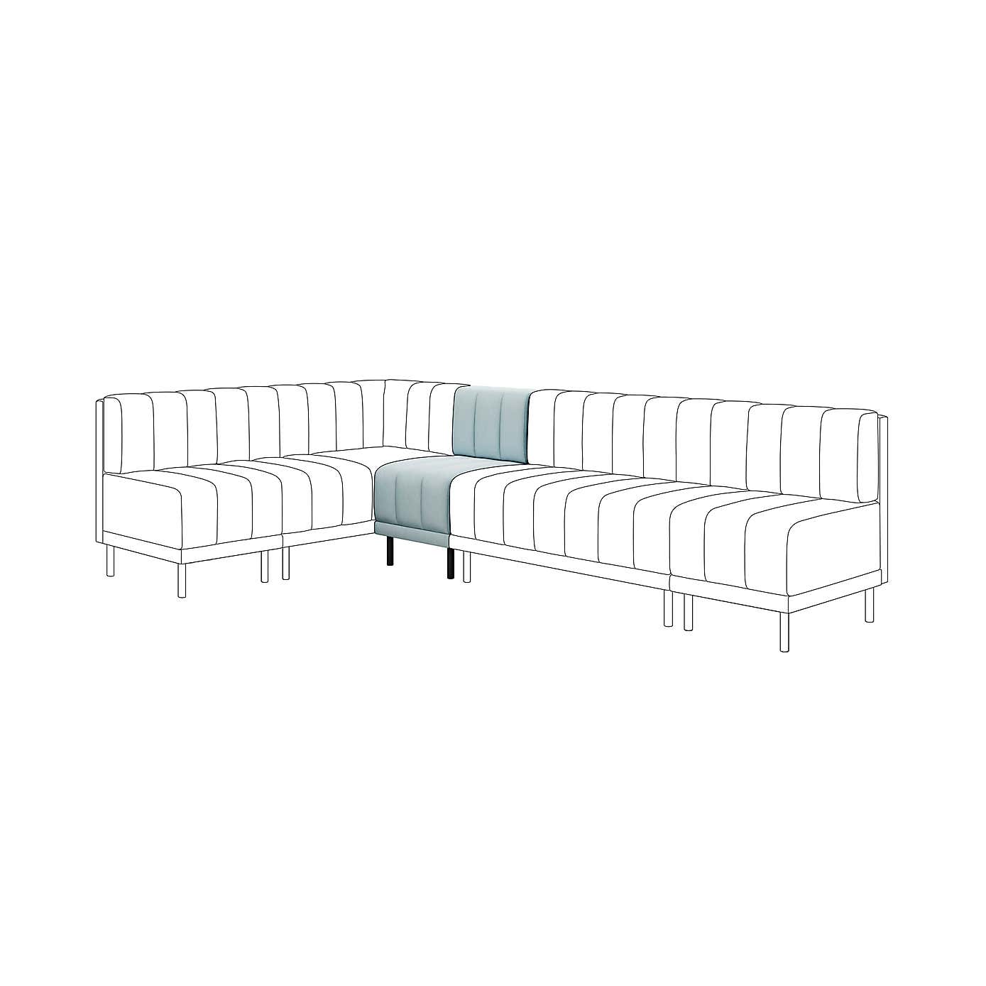 Amali Small Dining Bench, Vintage Velvet