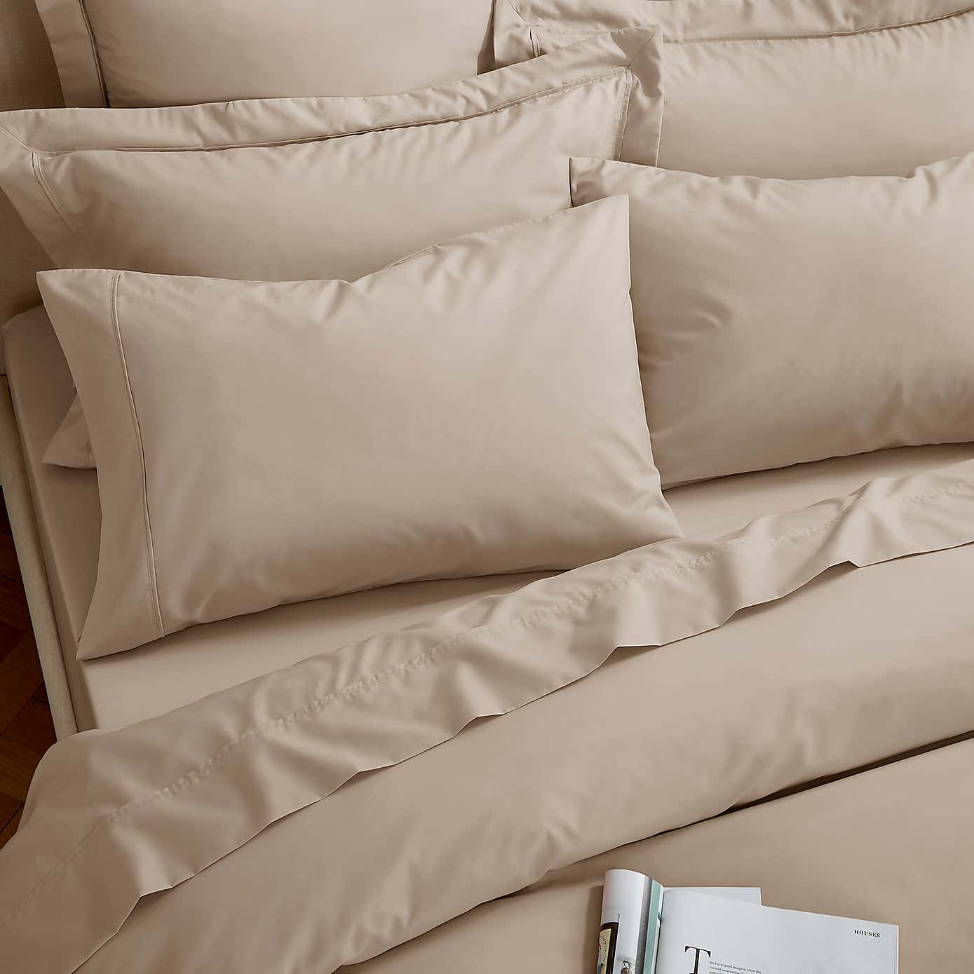 Dorma Egyptian Cotton 400 Thread Count Percale Housewife Pillowcase