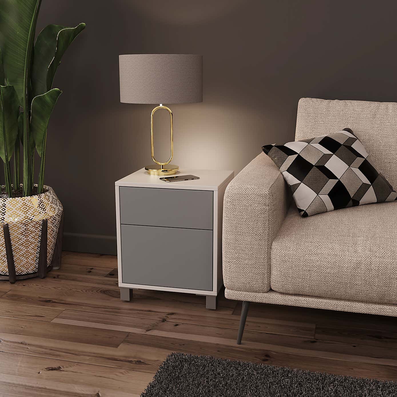 LED Smart Click Lamp Table