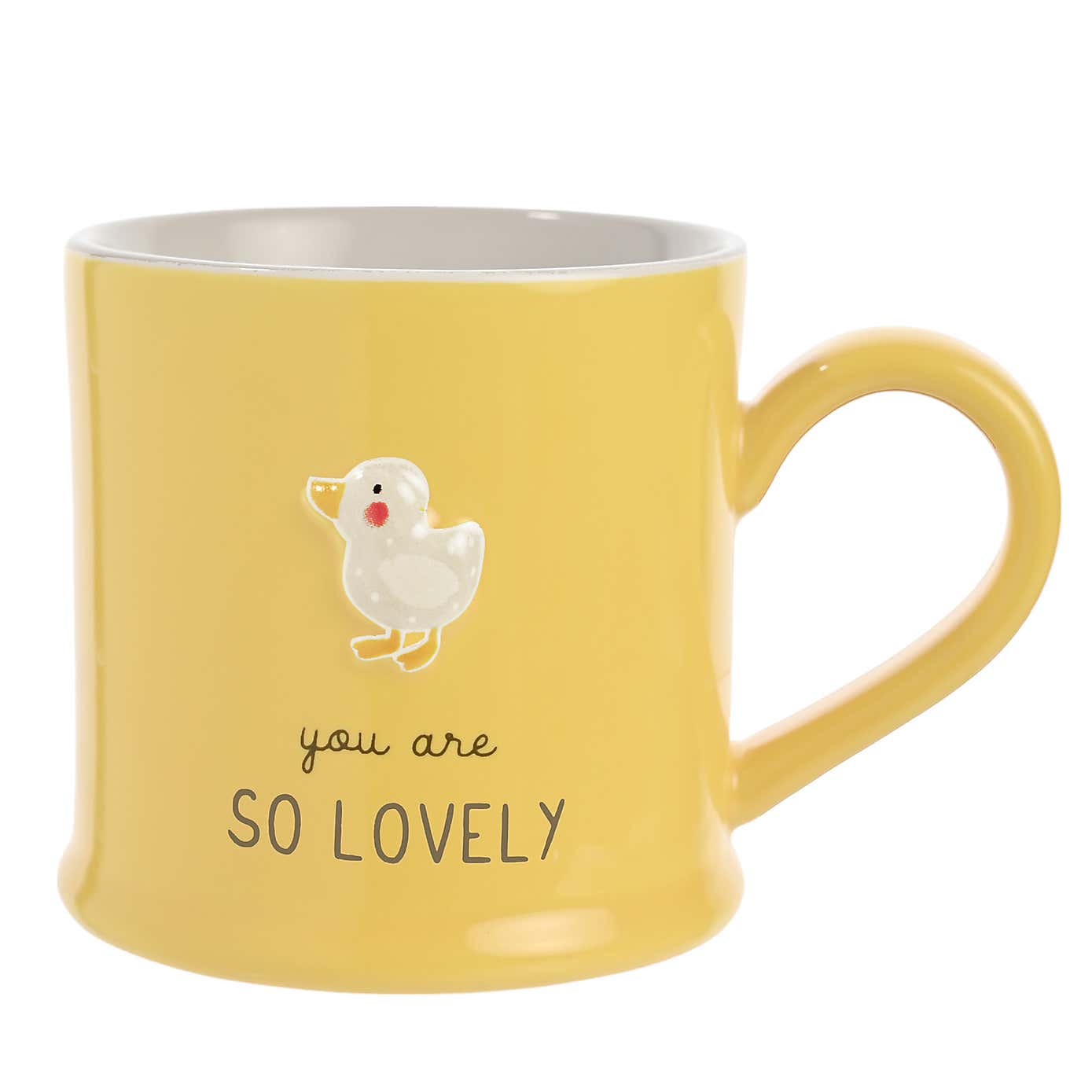 Love Life You're So Lovely Embossed Mug