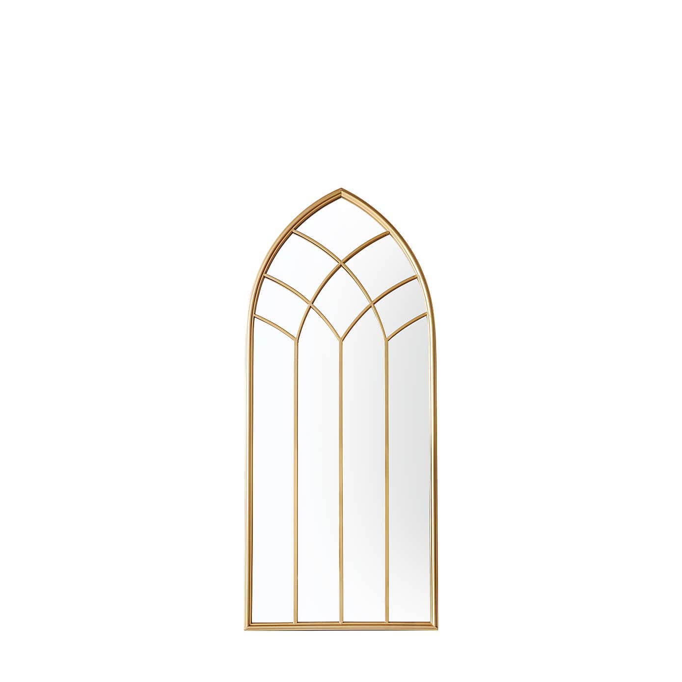 Keekle Arched Indoor Outdoor Full Length Wall Mirror