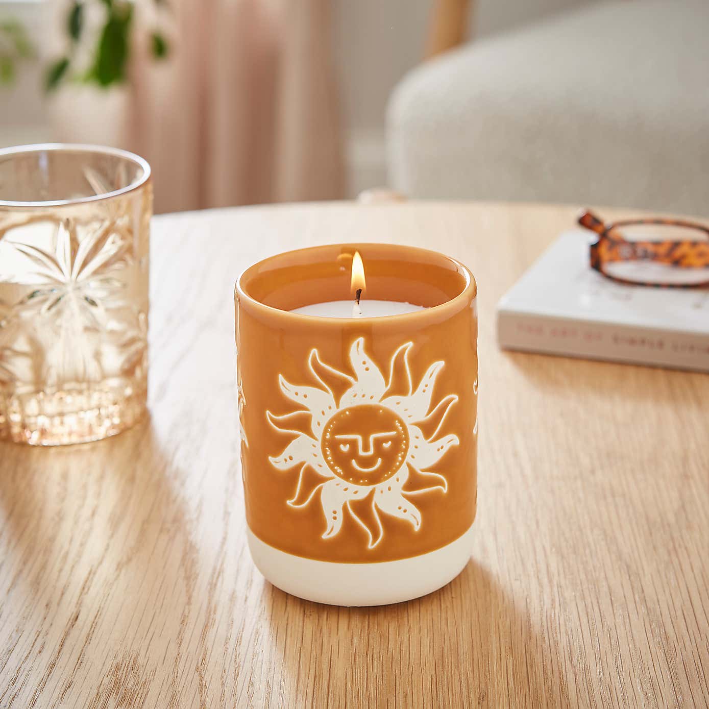 Golden Sand Sunbeam Candle