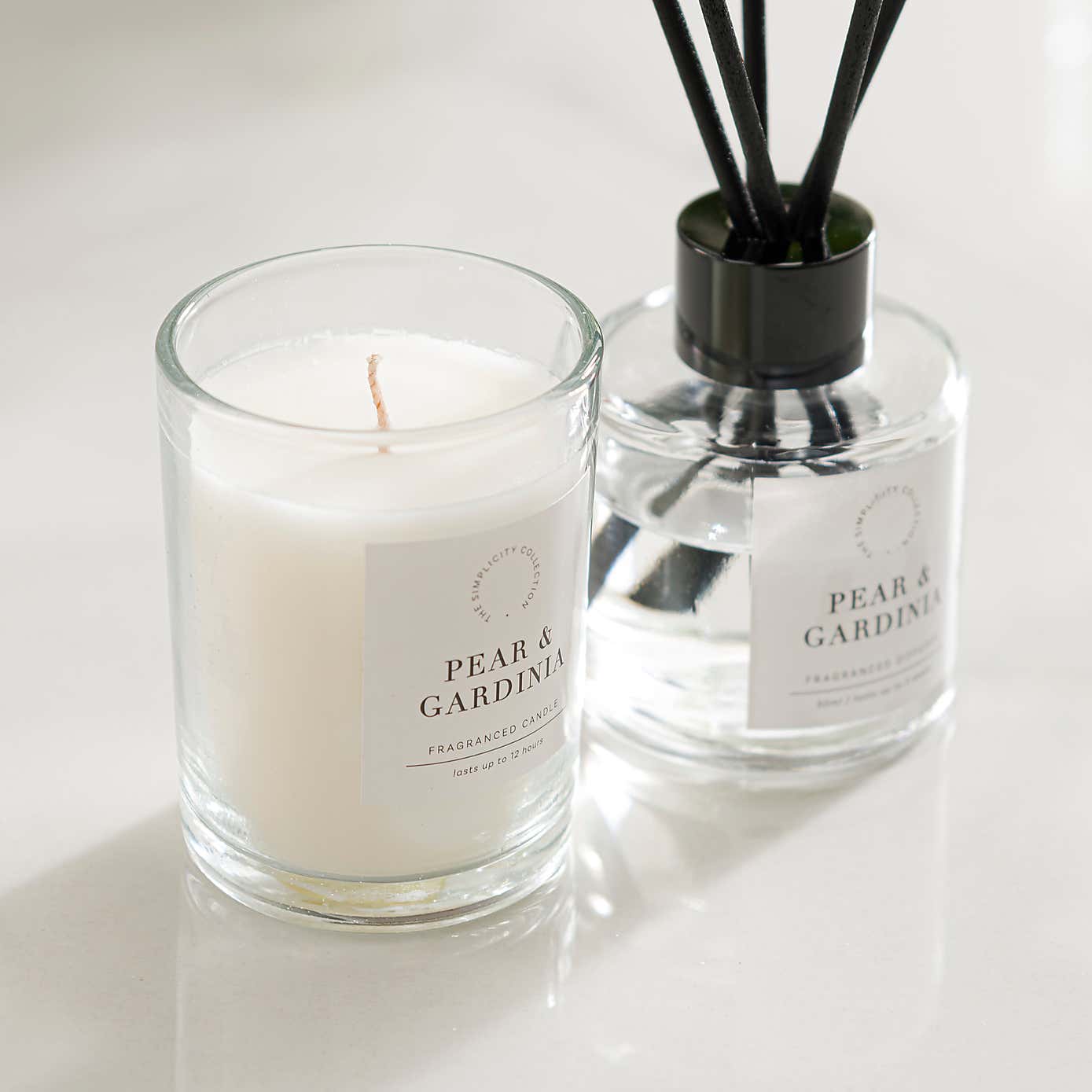 Pear & Gardenia Candle and Diffuser Gift Set