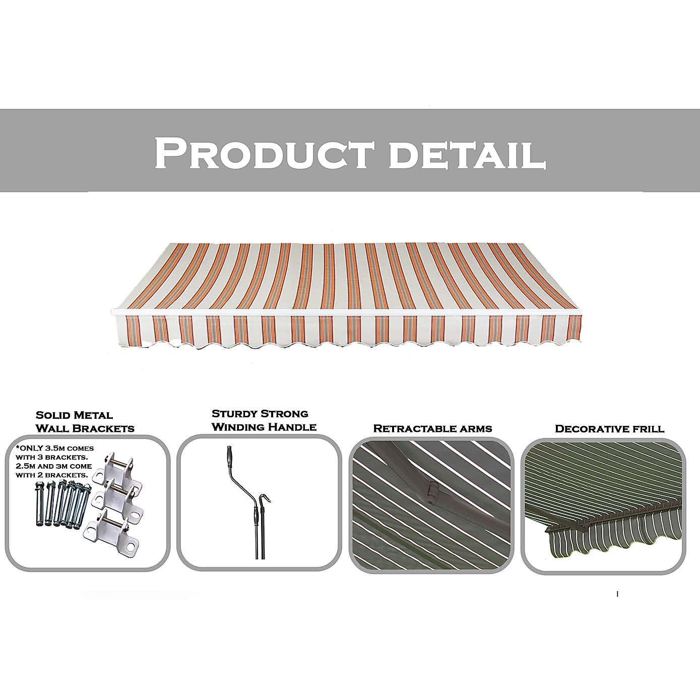 Greenhurst 3.5m Kingston Awning
