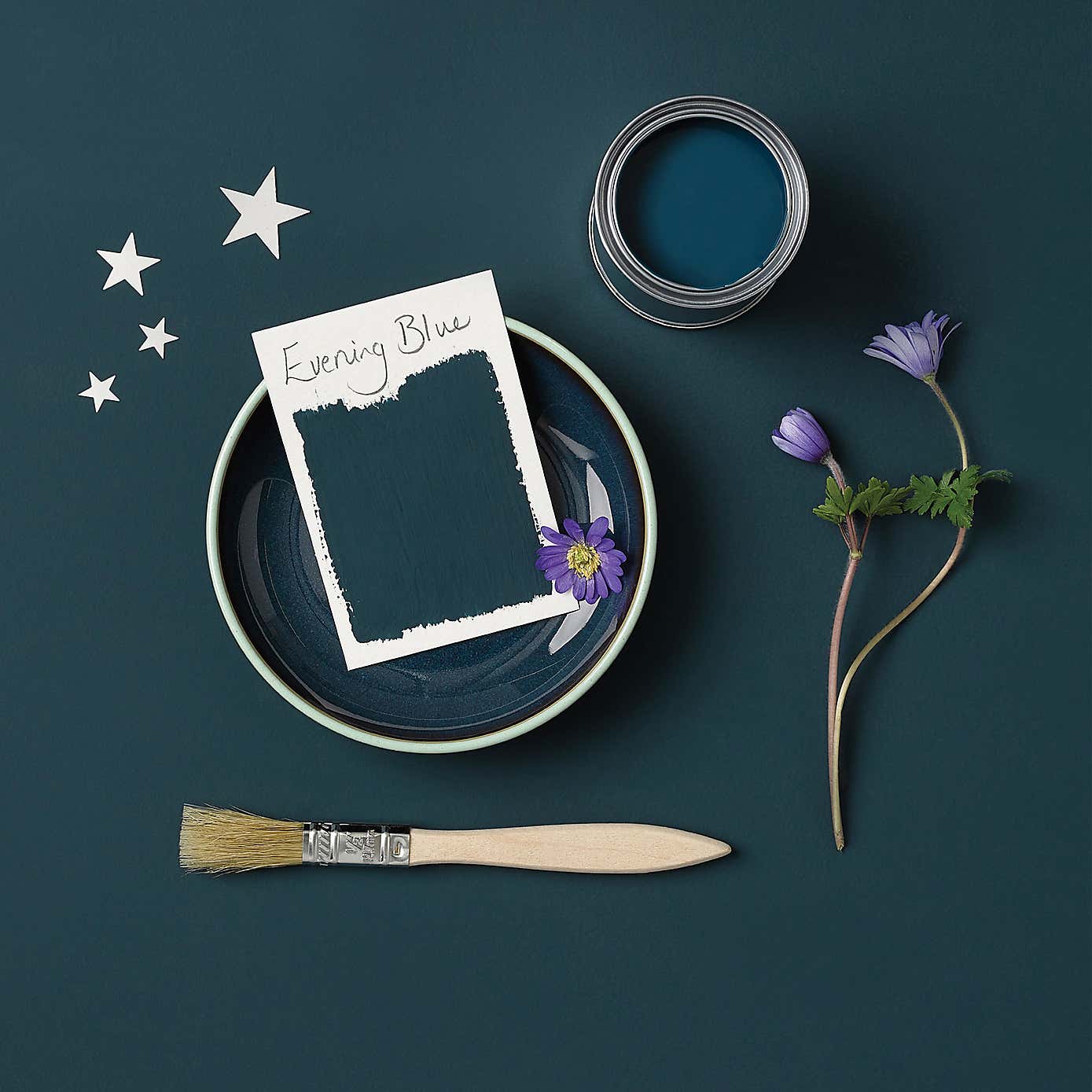 Rust-Oleum Evening Blue Matt Radiator Paint