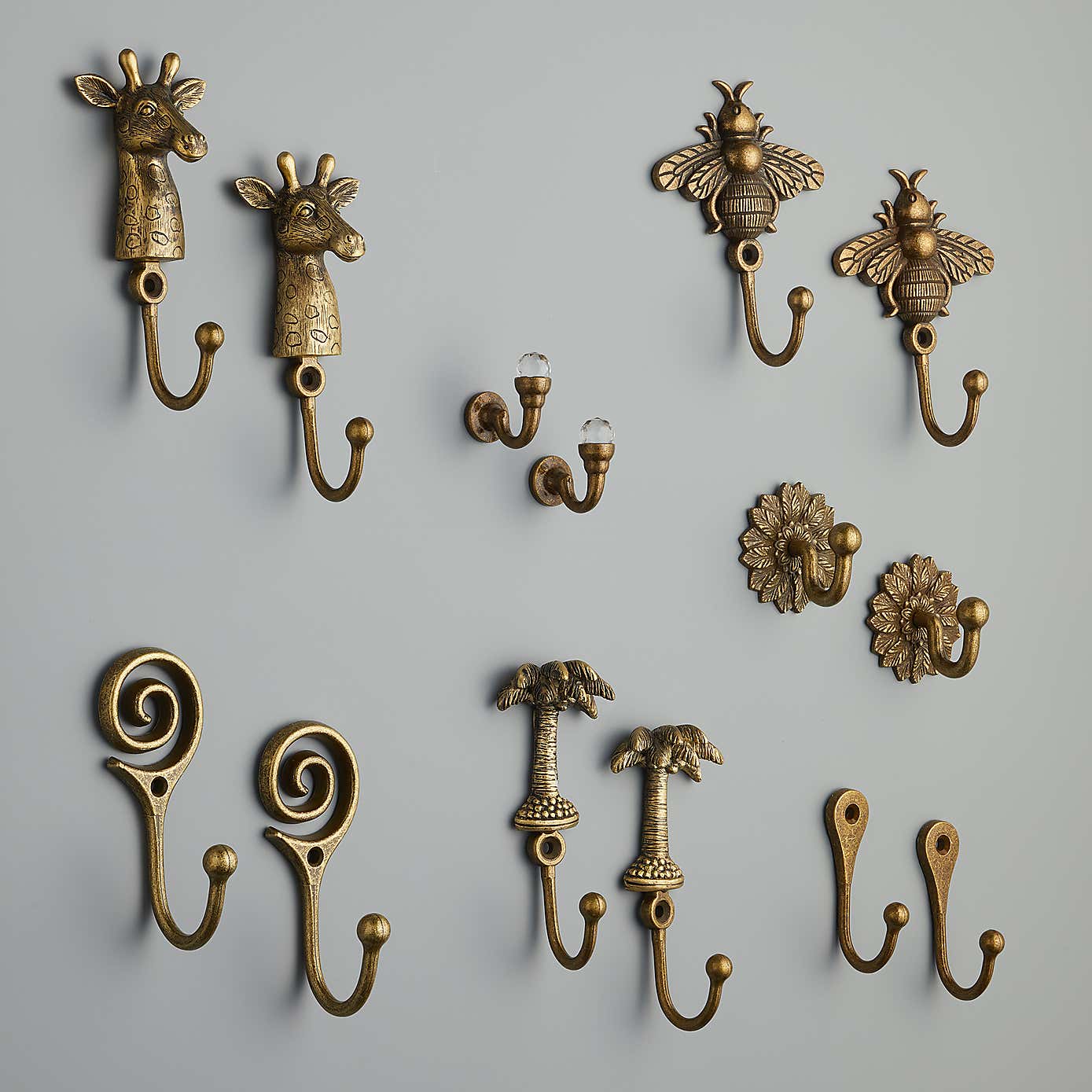 Spiral Curtain Hooks