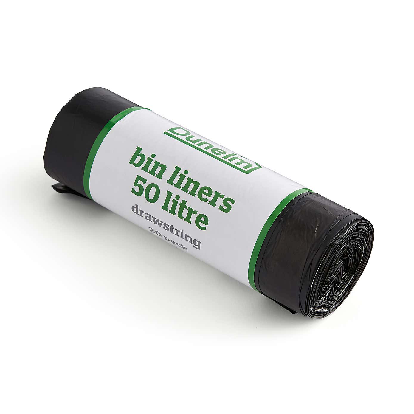 Pack of 20 50 Litre Draw String Bin Liners