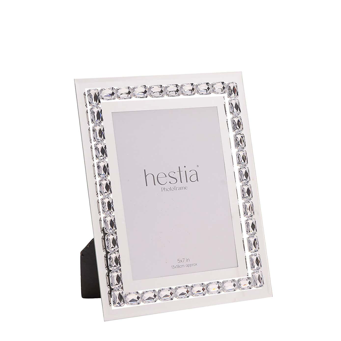 Hestia Silver Crystal Photo Frame
