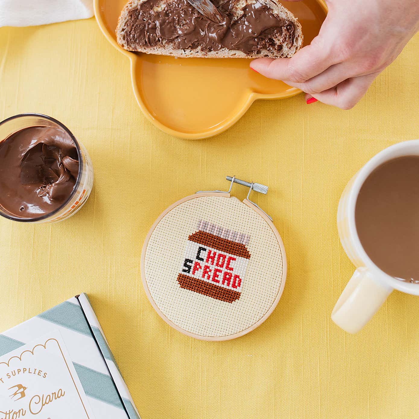 Cotton Clara Choc Spread Cross Stitch Kit