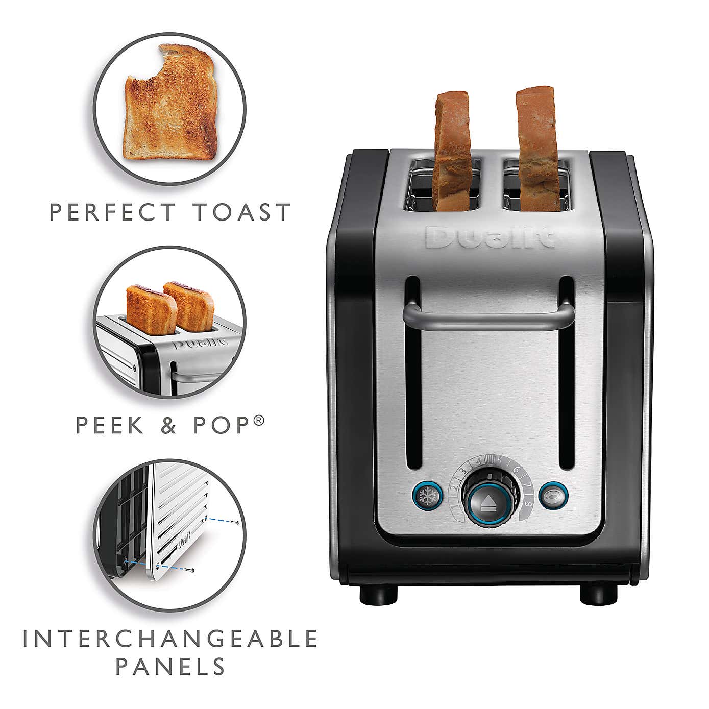 Dualit Architect Stainless Steel 2 Slot Toaster