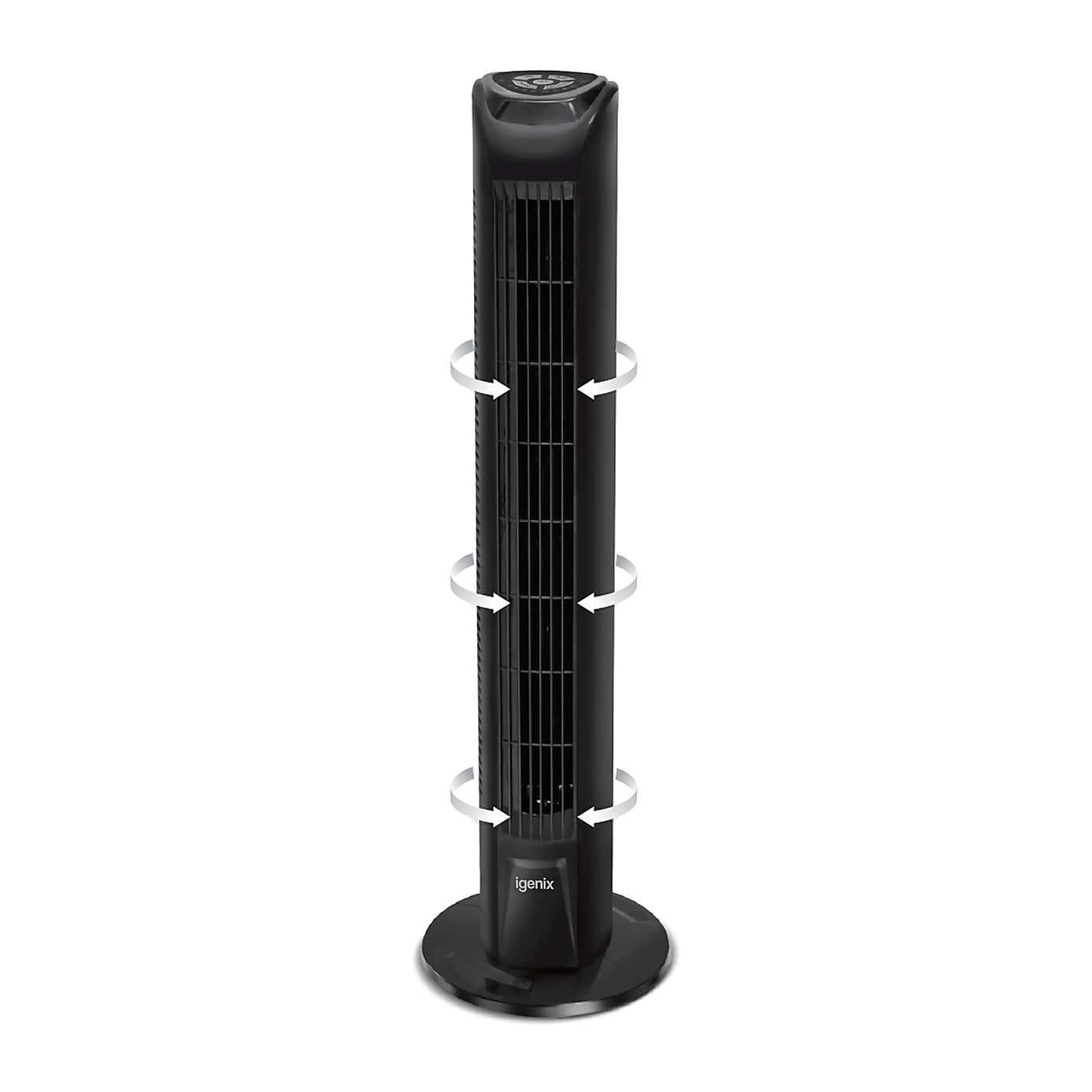 Igenix 29" Tower Fan with 7.5H Timer