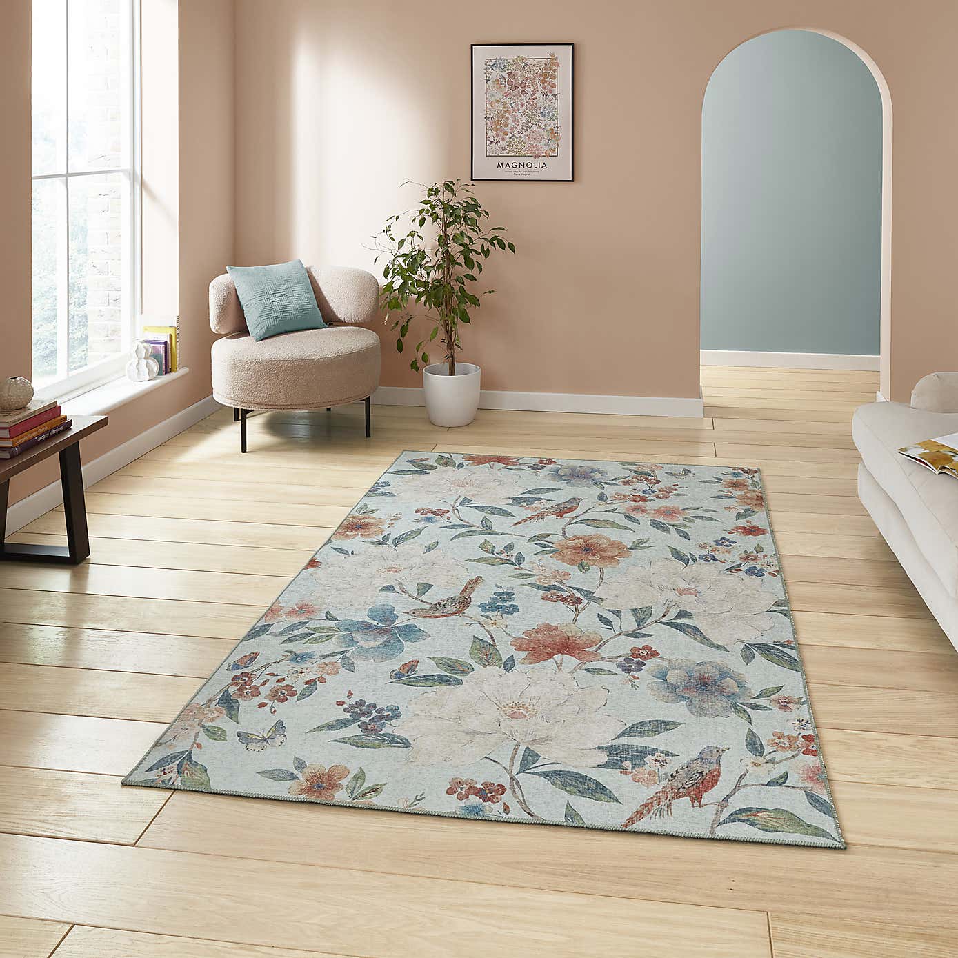 Catherine Lansfield Pipa Floral Runner