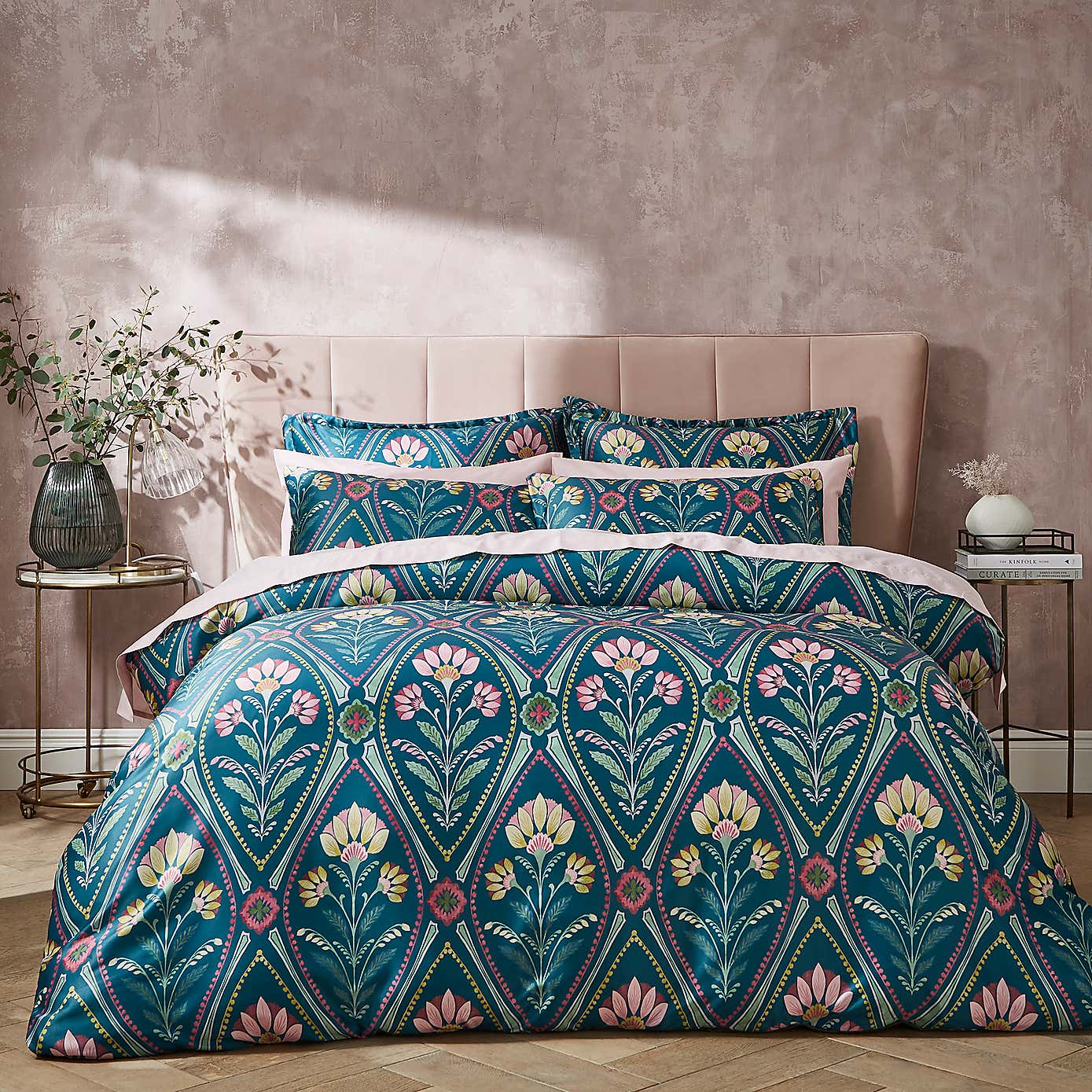 Fiorella Botanical Green Oxford Pillowcase