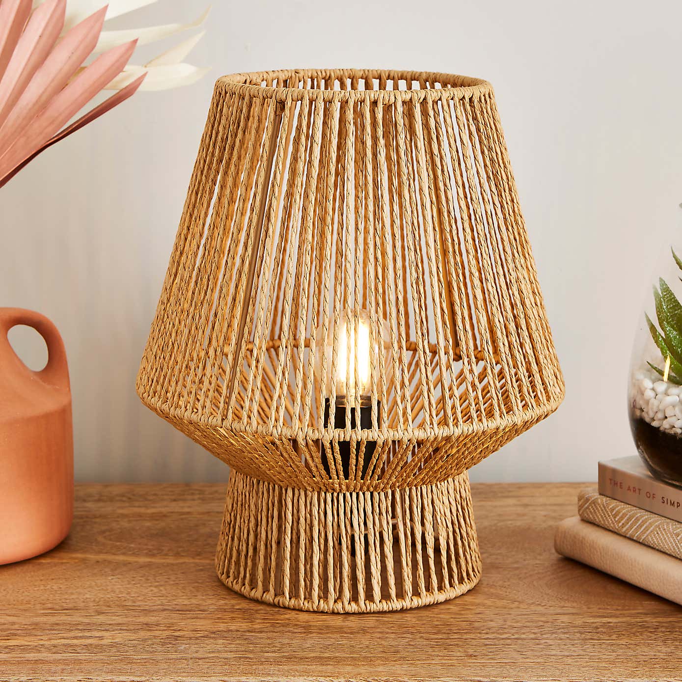 Kabir String Mushroom Table Lamp