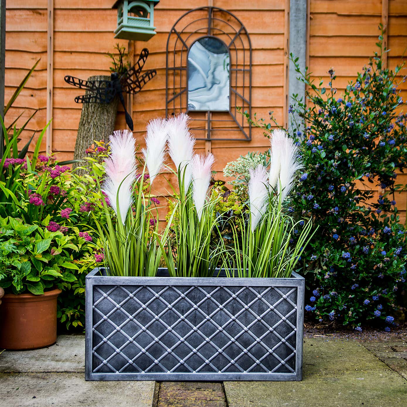 Lazio Pewter Trough