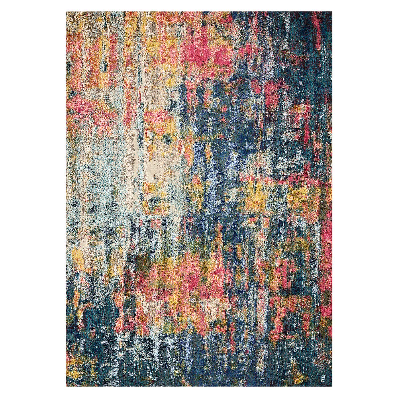 Celestial Blue and Yellow Rug