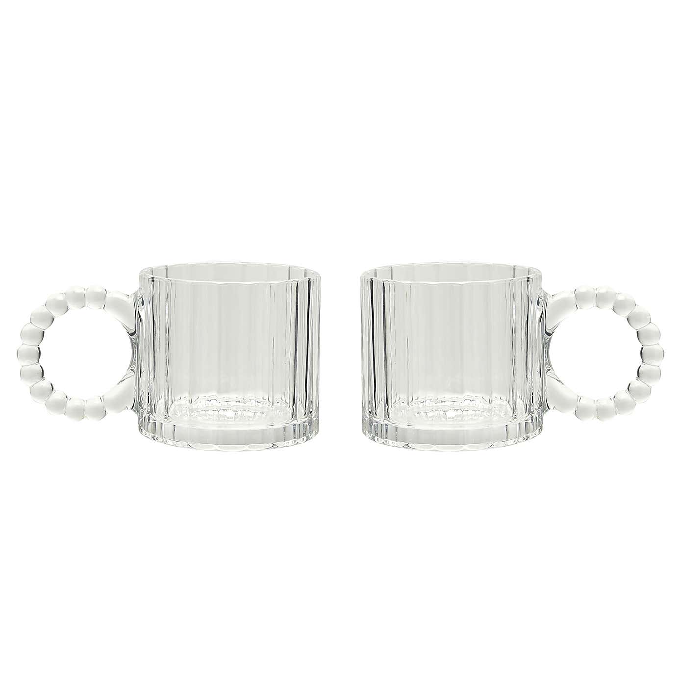 Hestia Set of 2 Glass Bobble Cups