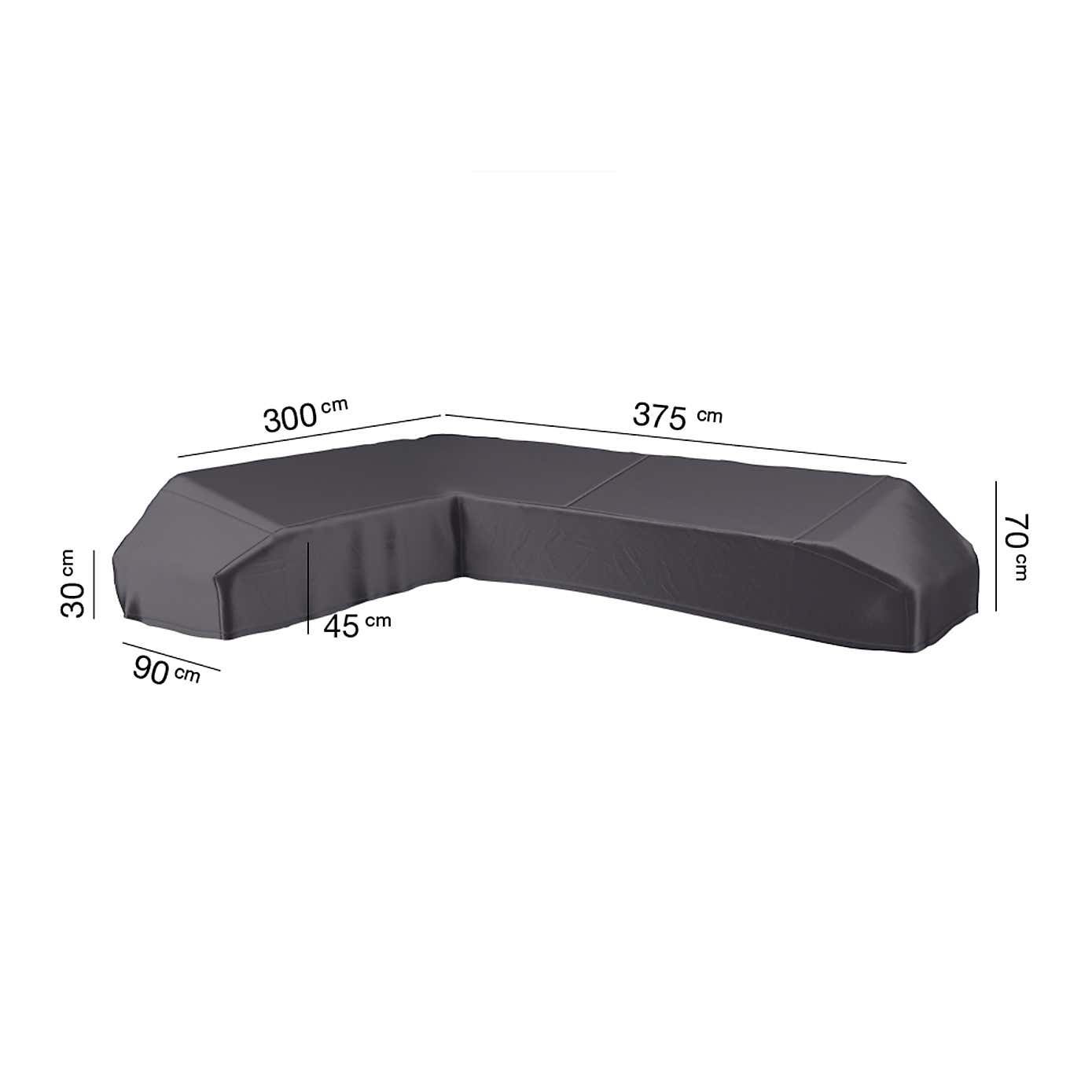 Aerocover Platform Right Hand Lounge Set Cover