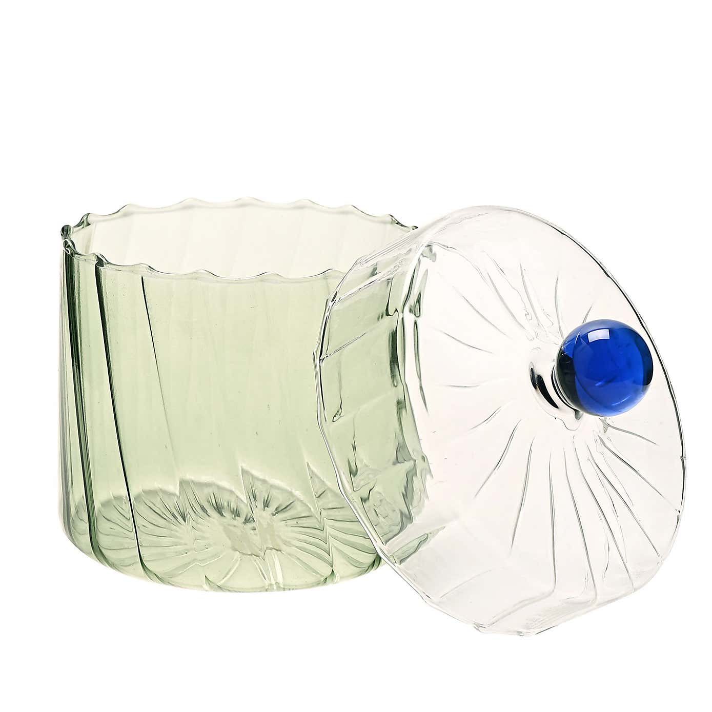 Hestia Handmade Coloured Glass Trinket Box