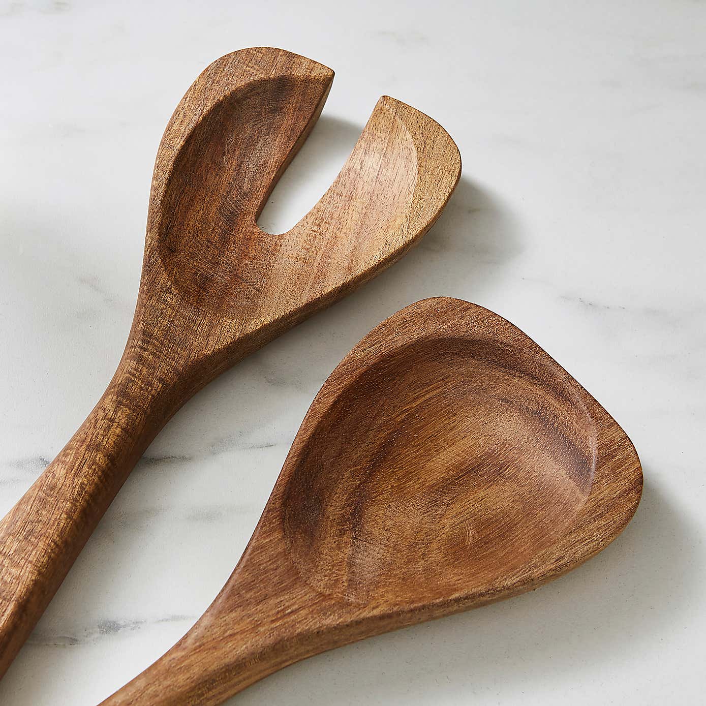 Wooden Salad Spoon & Fork